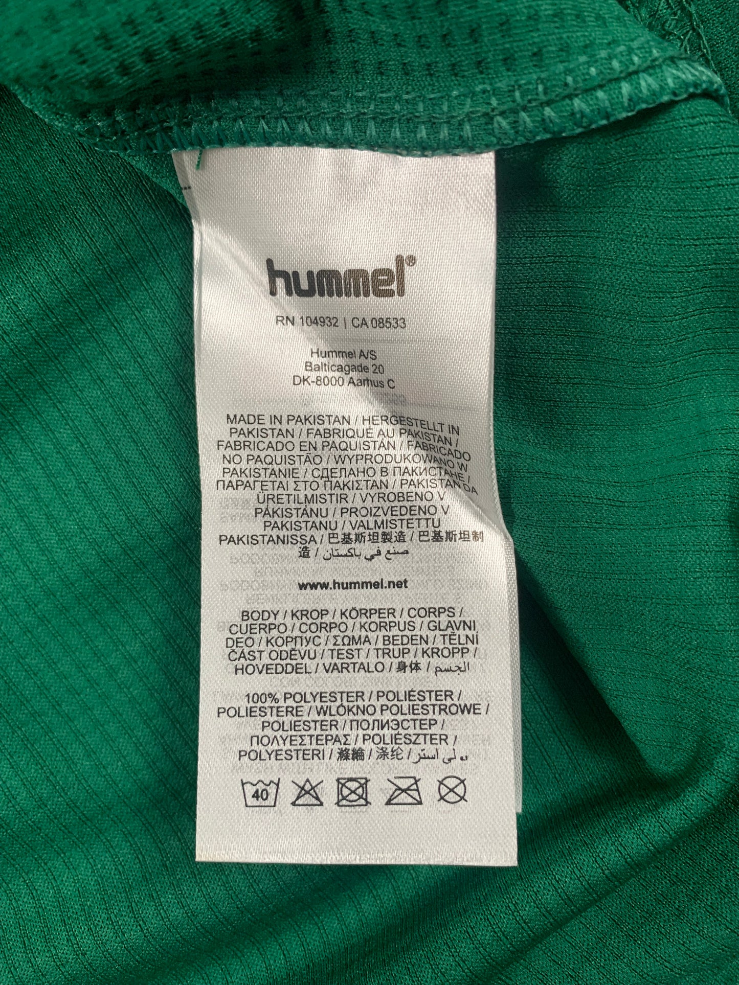 Hummel Half Zip Sweater in Dunkelgrün