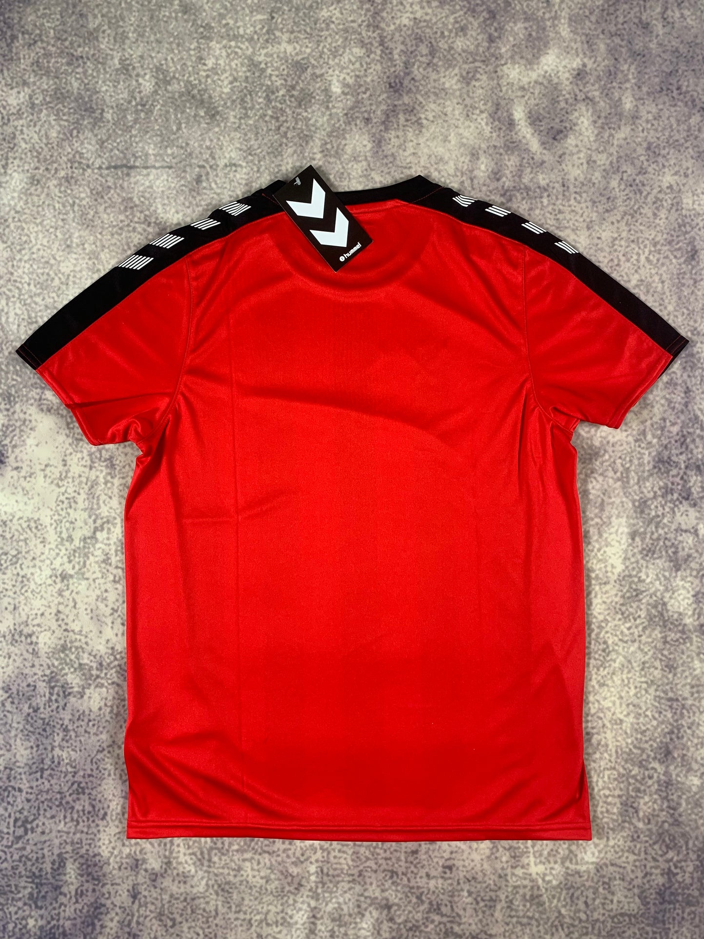 Hummel Kinder-Trikot in Rot/Schwarz
