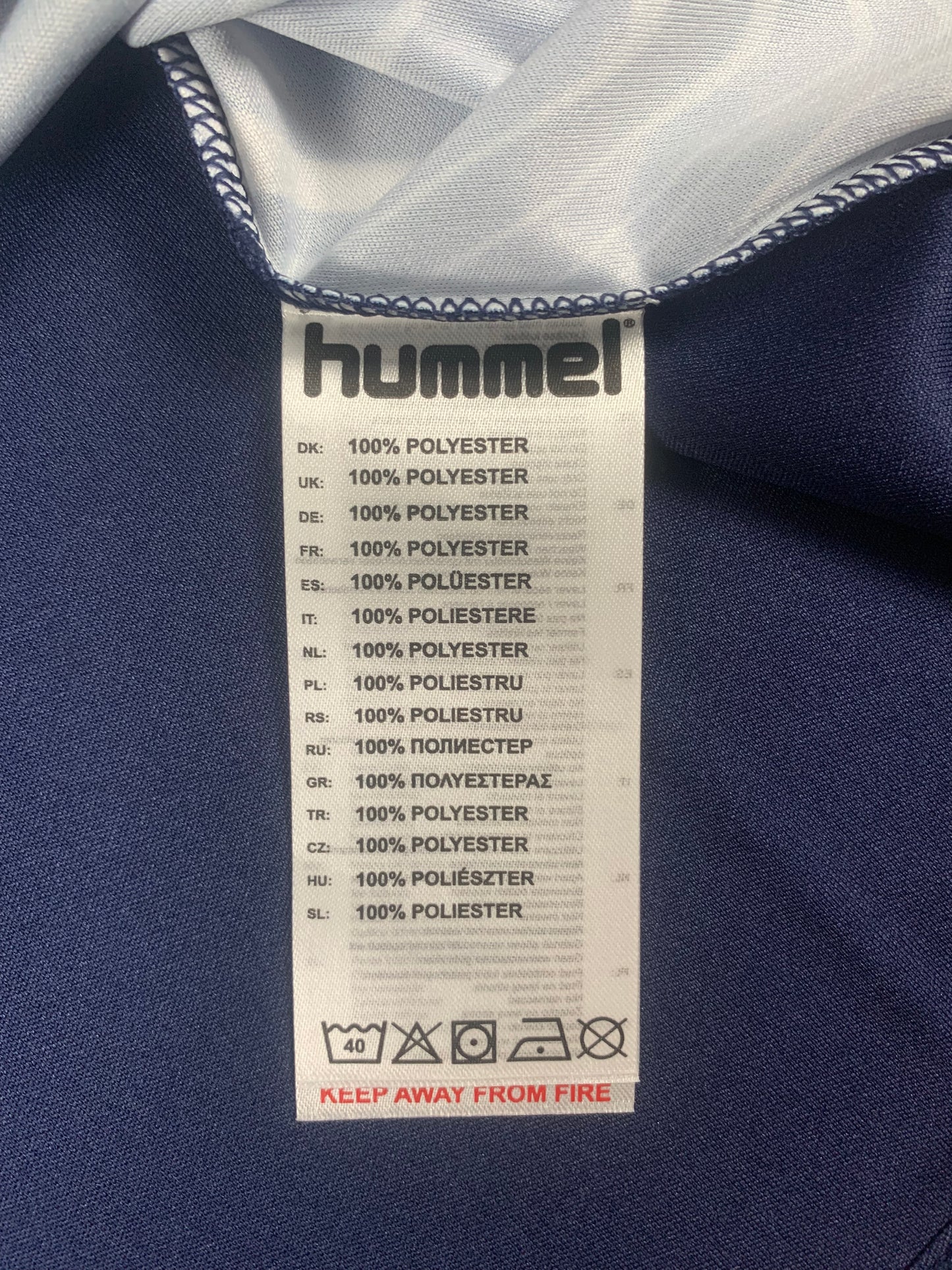 Hummel Trikot in Dunkelblau/Weiß
