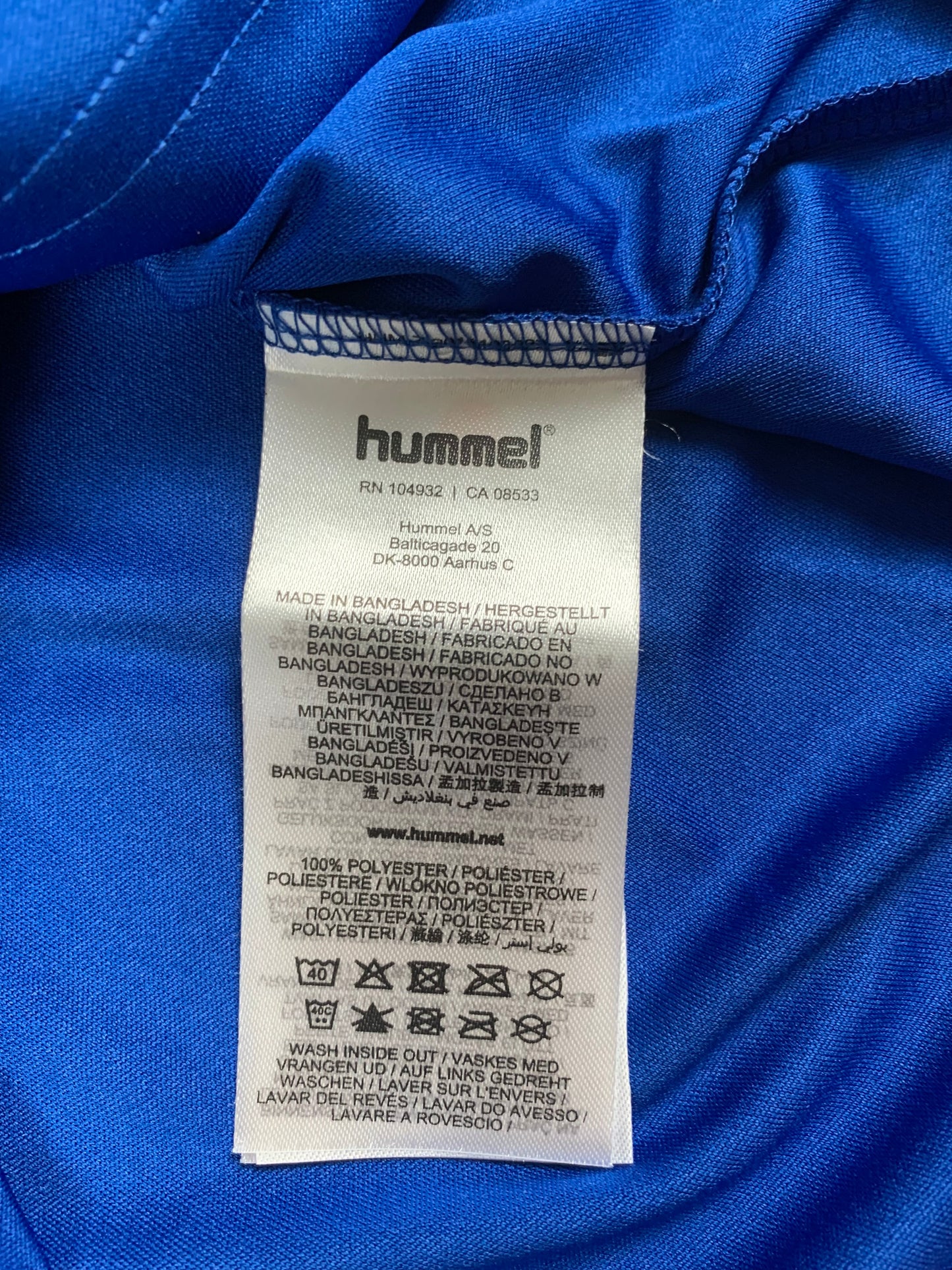 Hummel Kinder-Trikot in Blau/Weiß