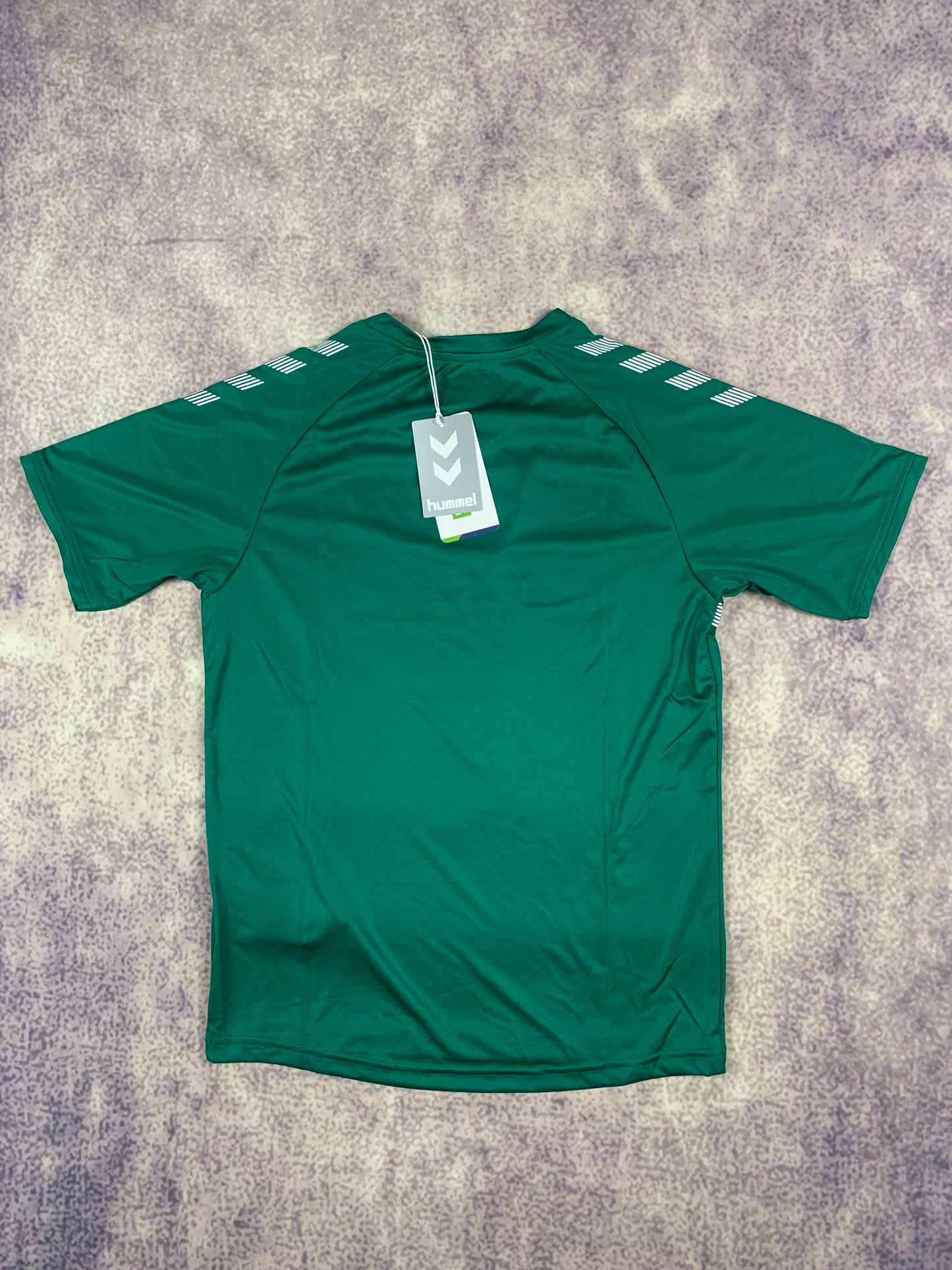 Hummel Kinder-Trikot in Dunkelgrün/Weiß