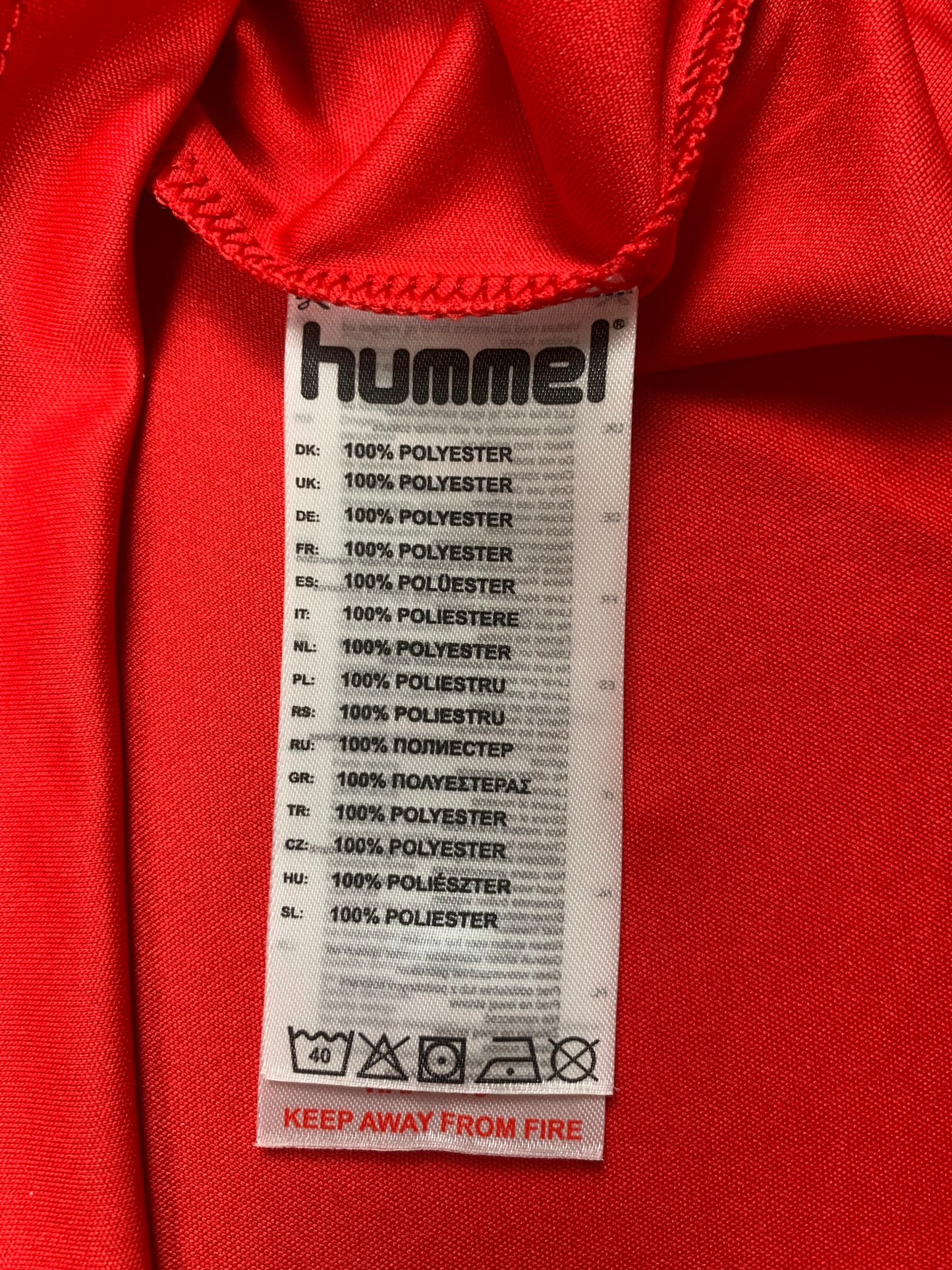 Hummel Poloshirt in Rot