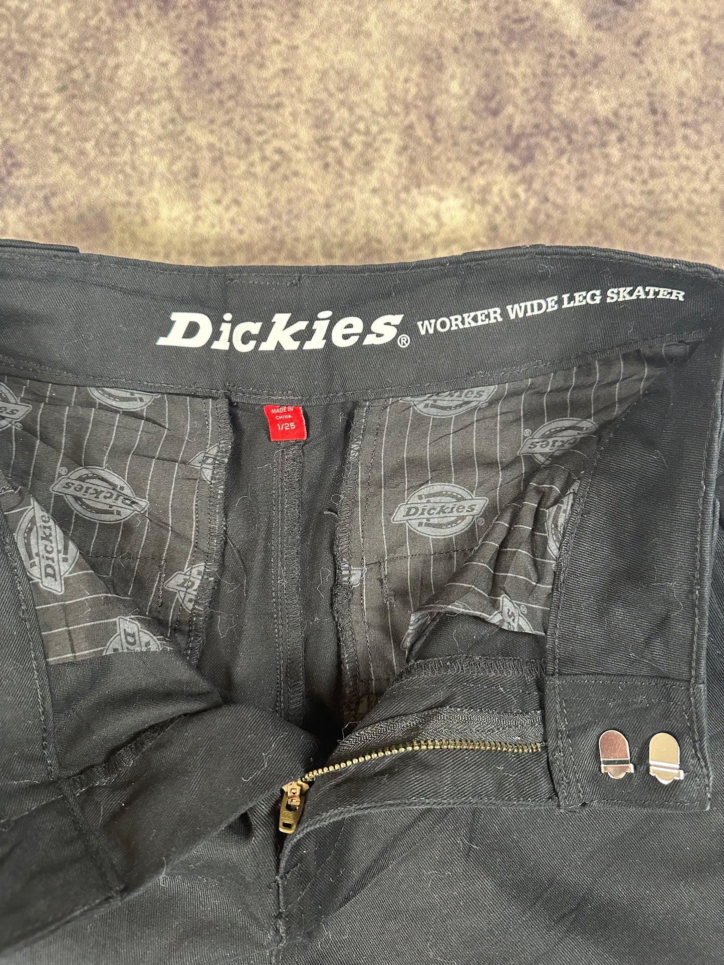 Dickies Hose Wide Leg Schwarz L
