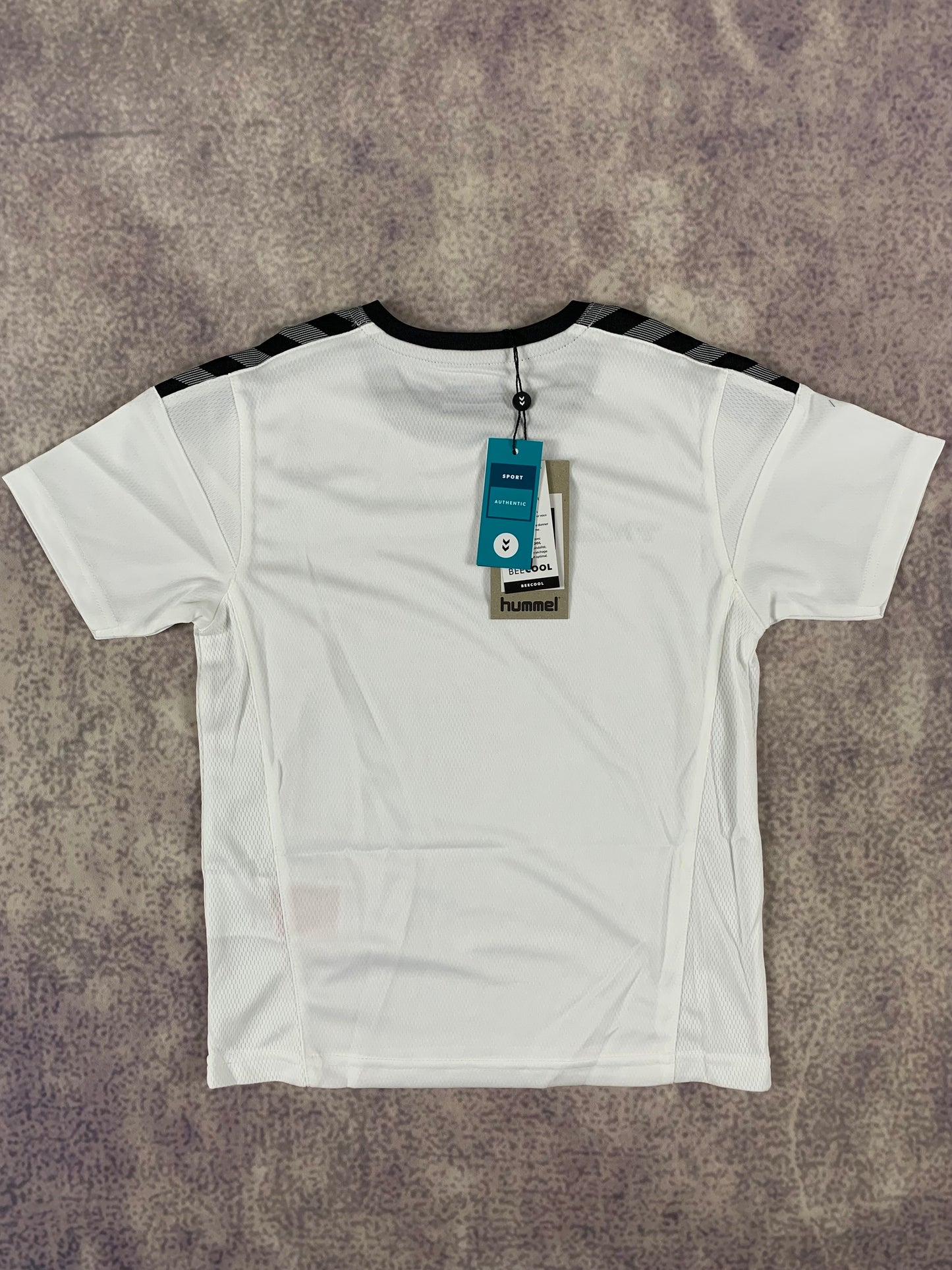 Hummel Kinder-Trikot in Weiß/Schwarz