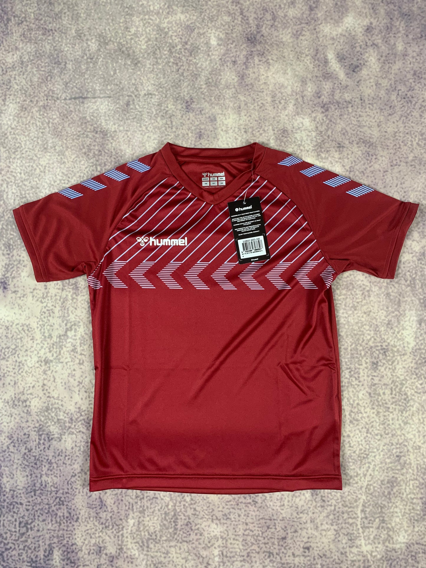 Hummel Kinder-Trikot in Dunkelrot/Hellblau