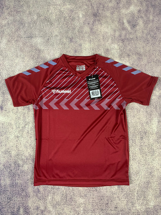 Hummel Kinder-Trikot in Dunkelrot/Hellblau
