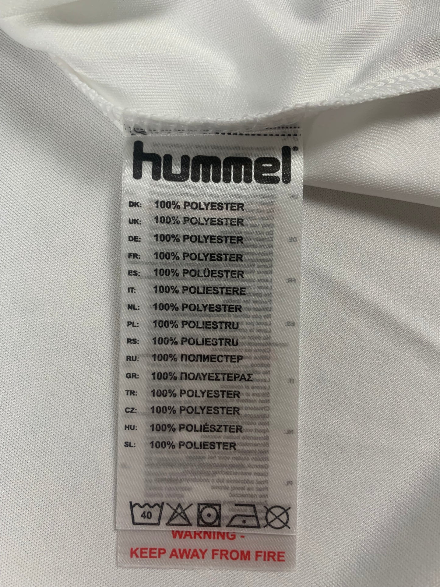 Hummel Kinder-Trikot in Weiß/Schwarz