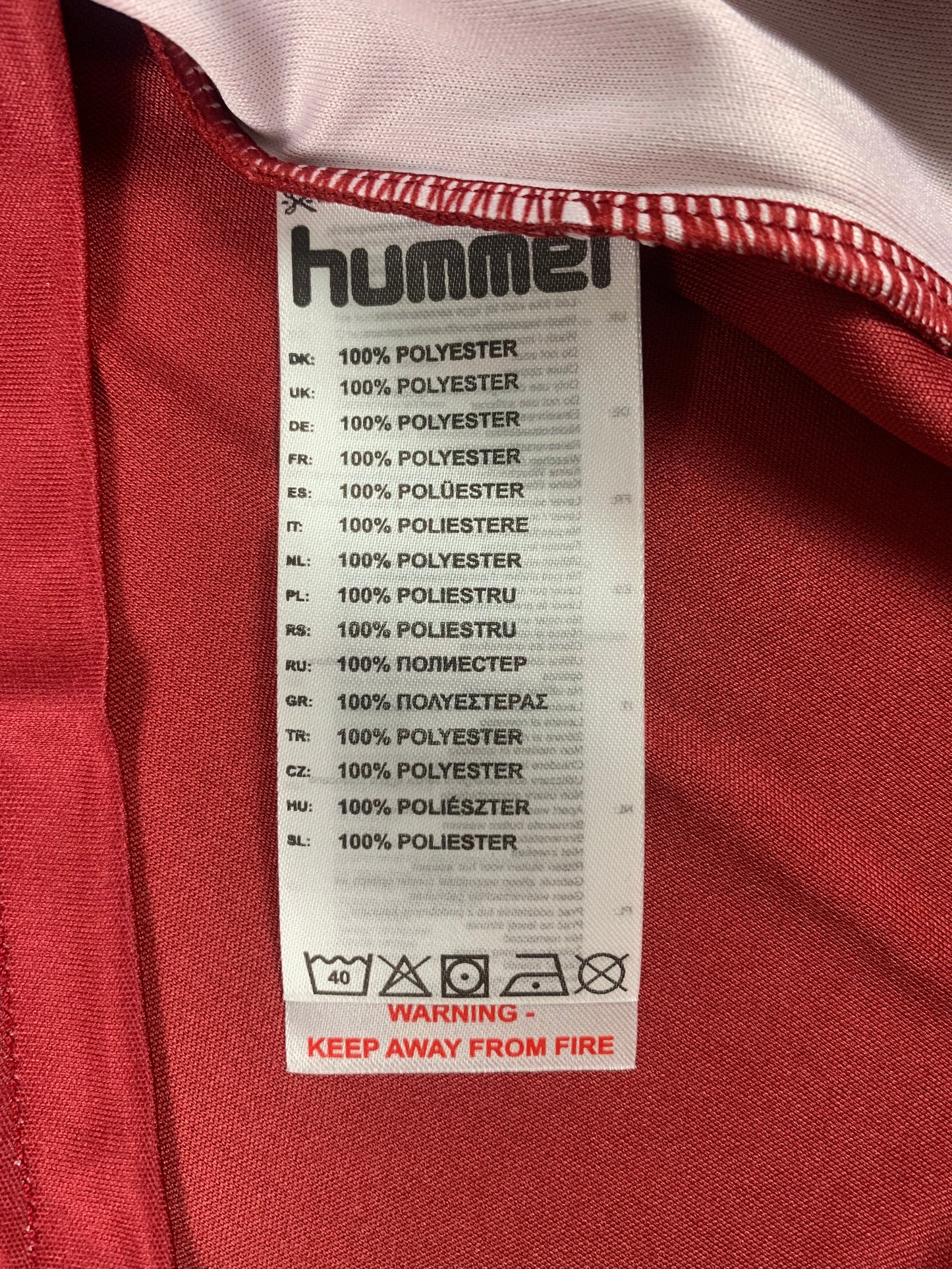 Hummel Kinder-Trikot in Dunkelrot/Hellblau