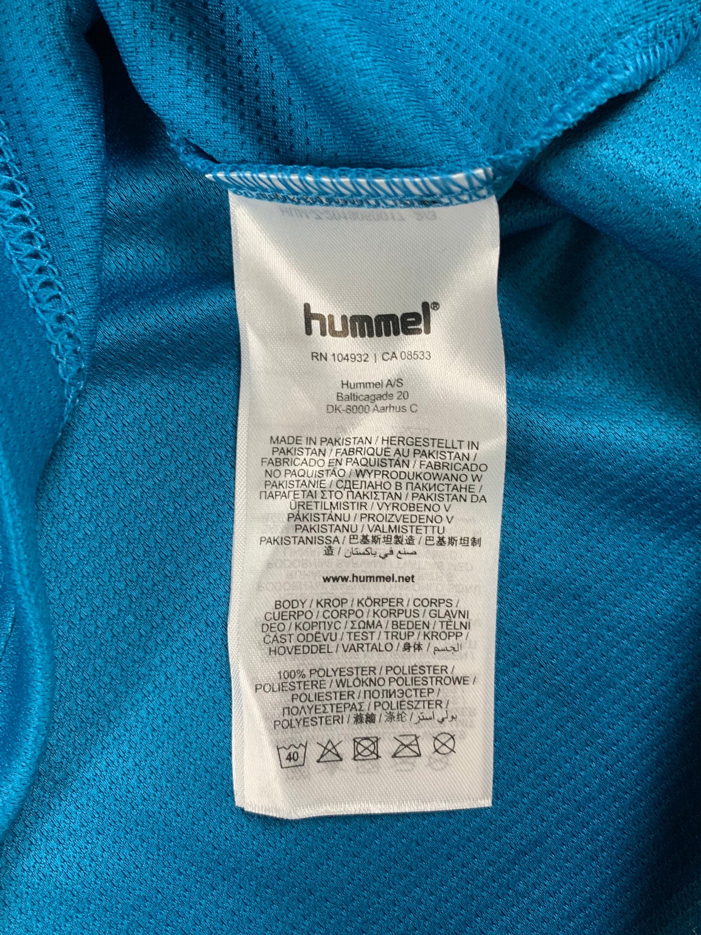 Hummel Poloshirt in Türkis