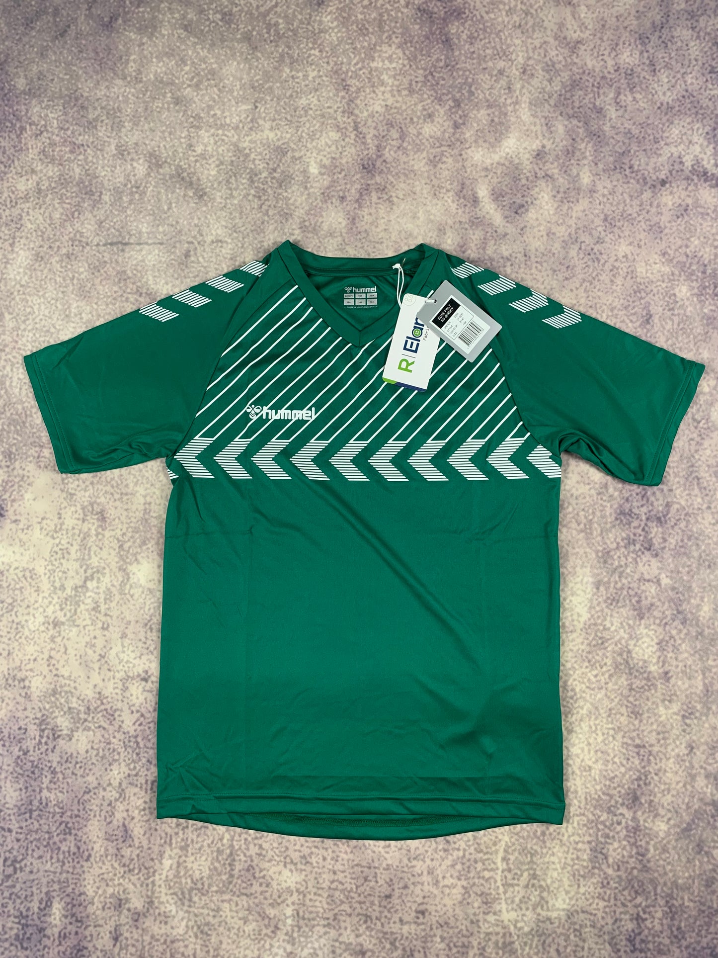 Hummel Kinder-Trikot in Dunkelgrün/Weiß