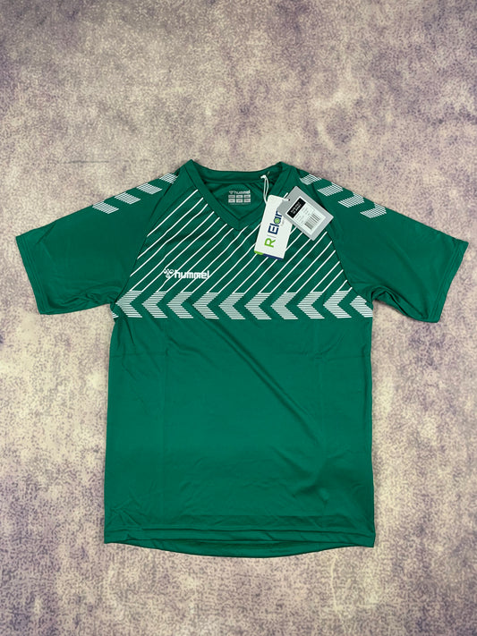Hummel Kinder-Trikot in Dunkelgrün/Weiß