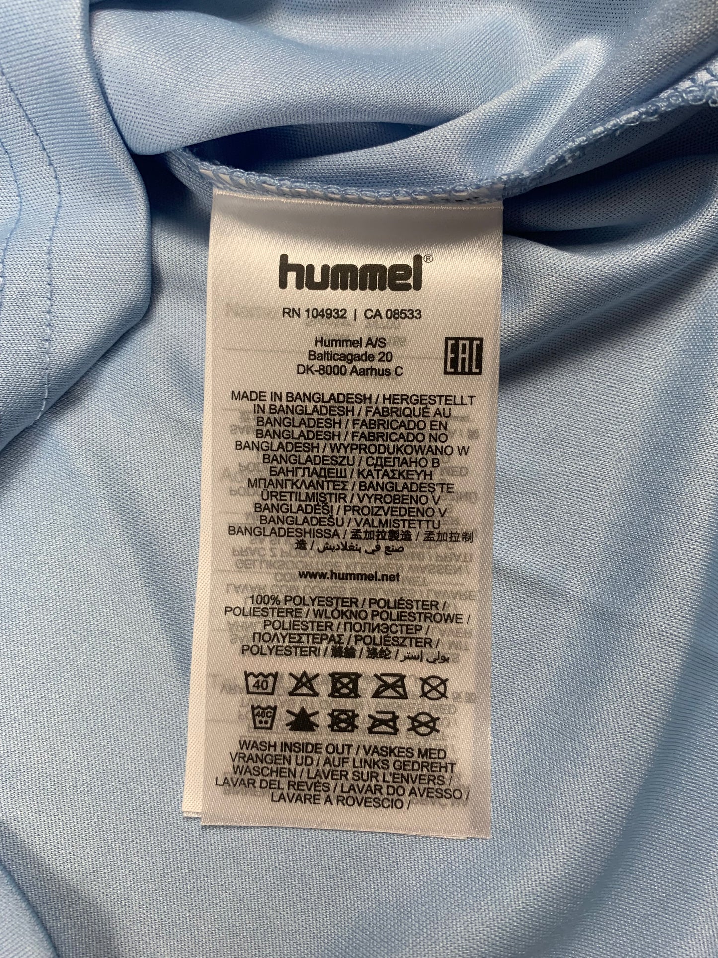 Hummel Damen-Trikot in Hellblau/Weiß
