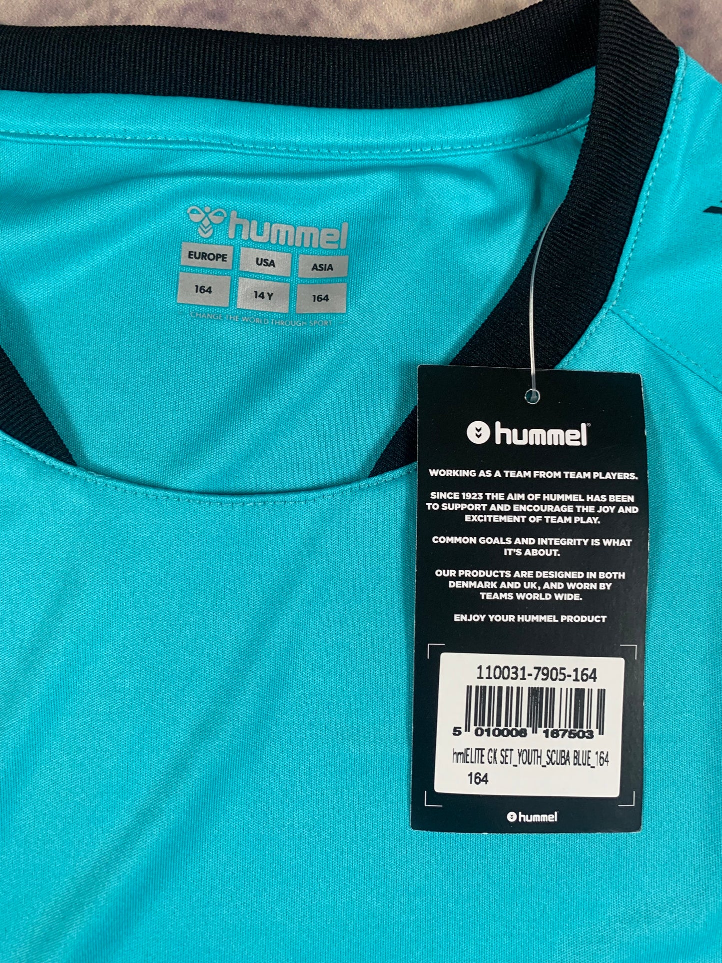 Hummel Kinder Torwartset in Türkis