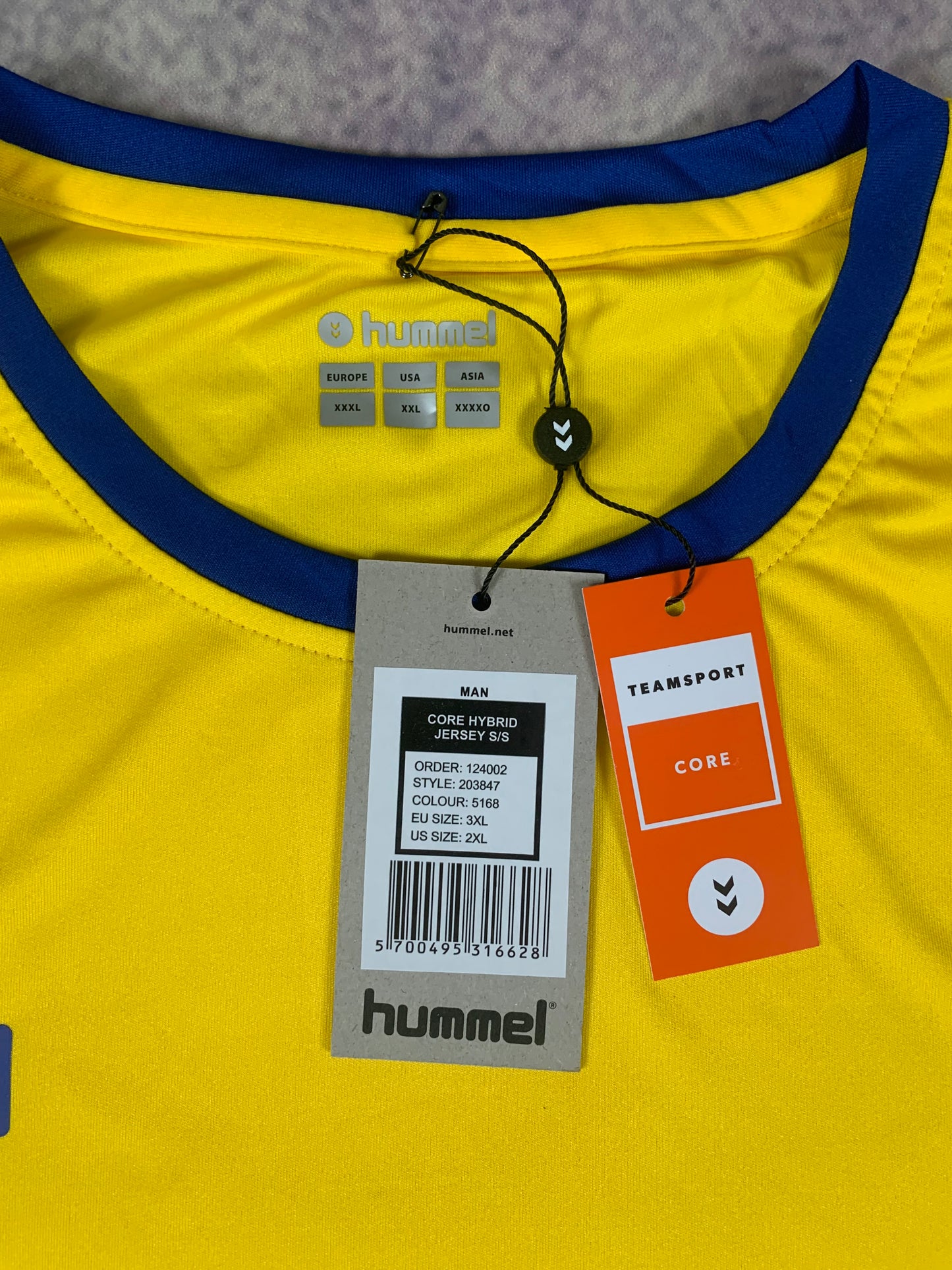 Hummel Trikot in Gelb/Blau