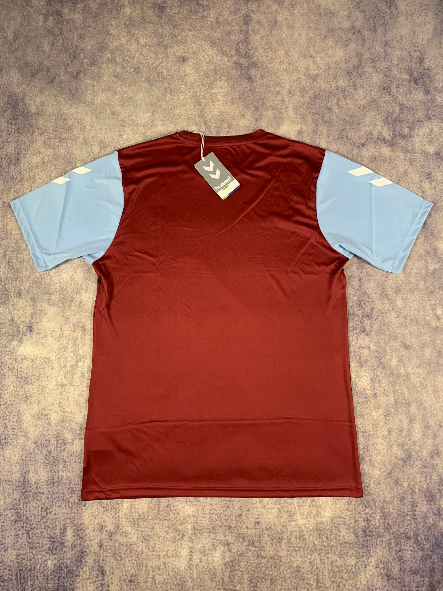 Hummel Trikot in Dunkelrot/Hellblau