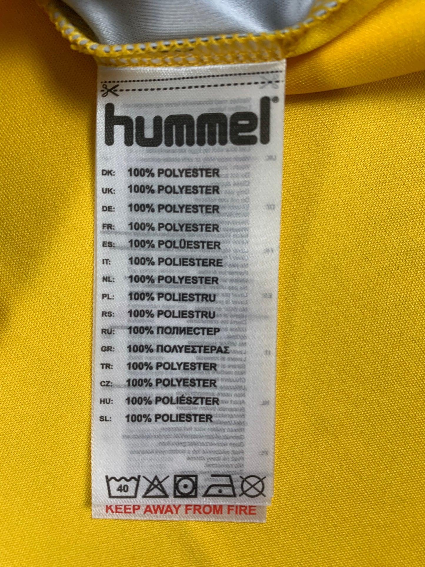 Hummel Trikot in Gelb/Schwarz