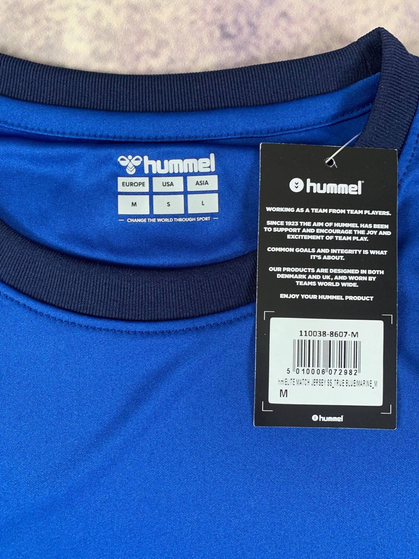 Hummel Trikot in Blau/Dunkelblau
