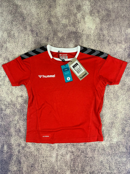 Hummel Kinder-Trikot in Rot/Weiß