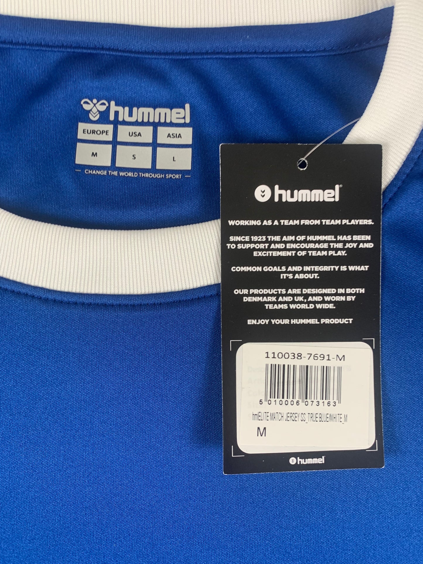 Hummel Trikot in Blau/Weiß