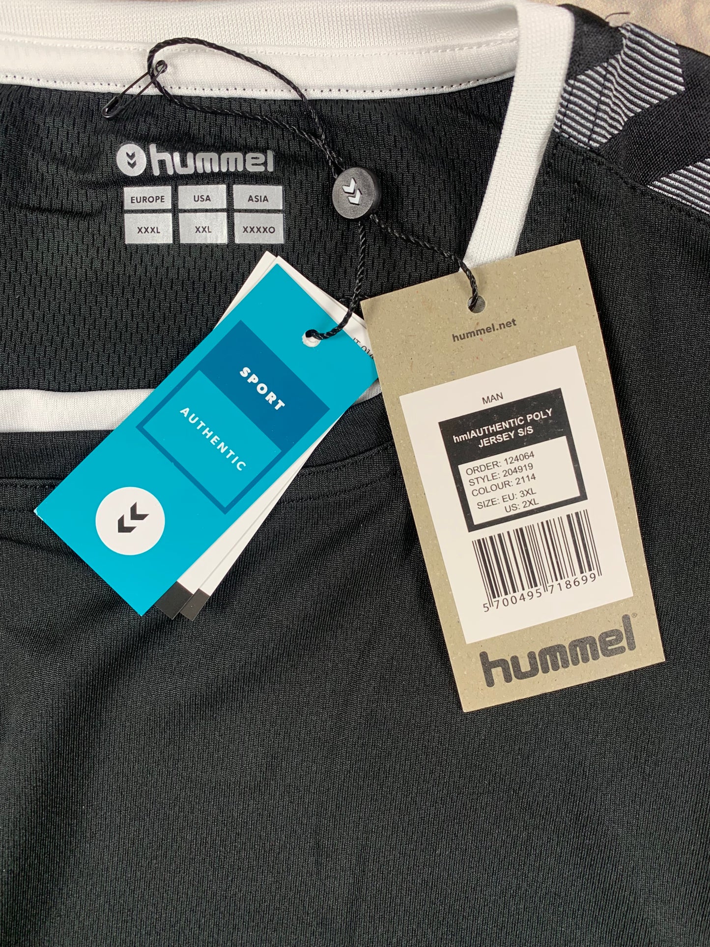 Hummel Trikot in Schwarz/Weiß