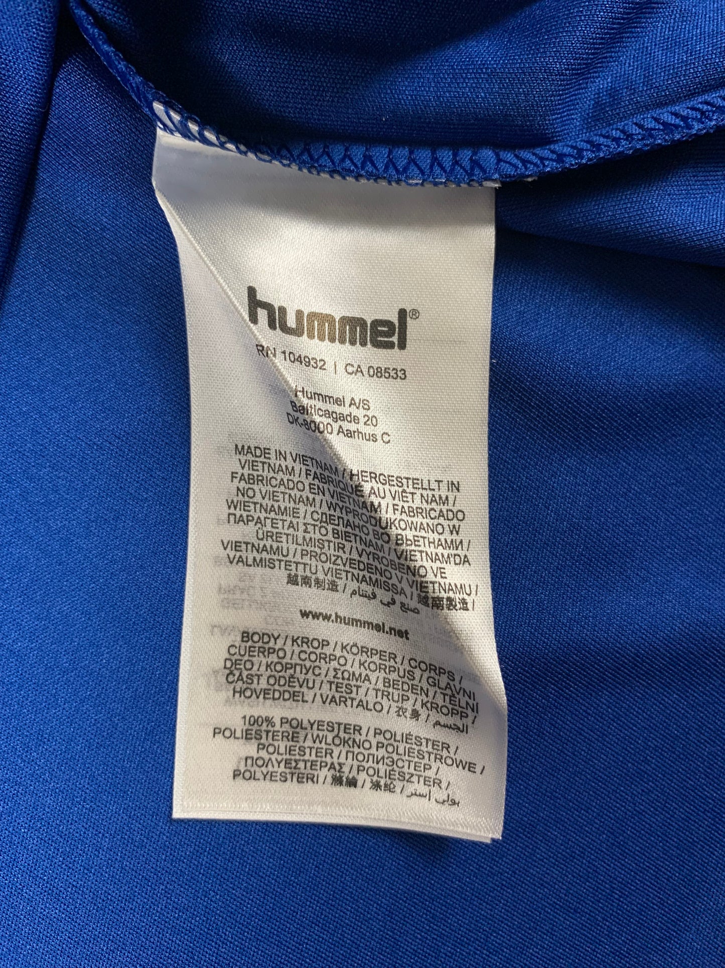 Hummel Kinder-Trikot in Blau/Gelb