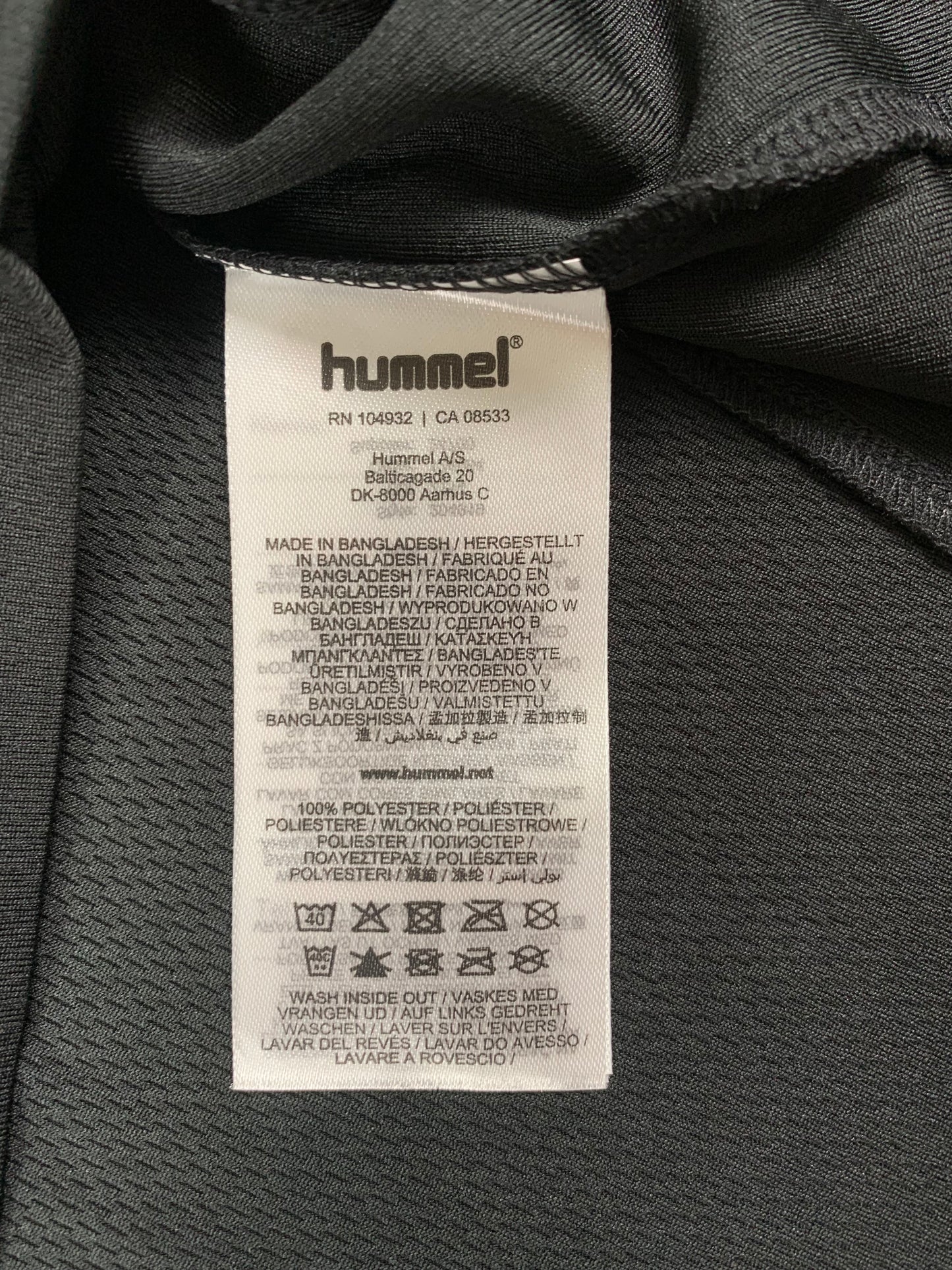 Hummel Trikot in Schwarz/Weiß