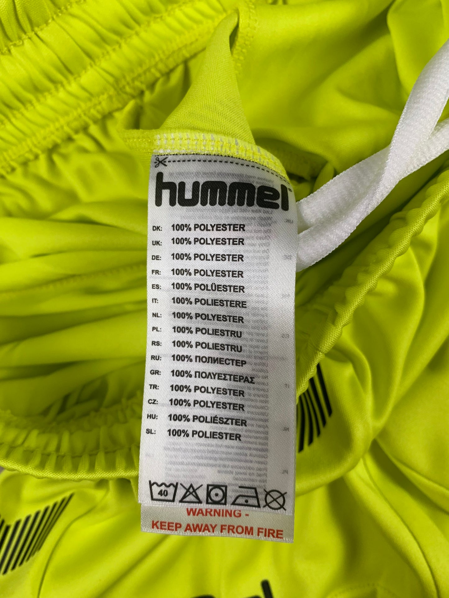 Hummel Kinder Torwartset in Neongrün