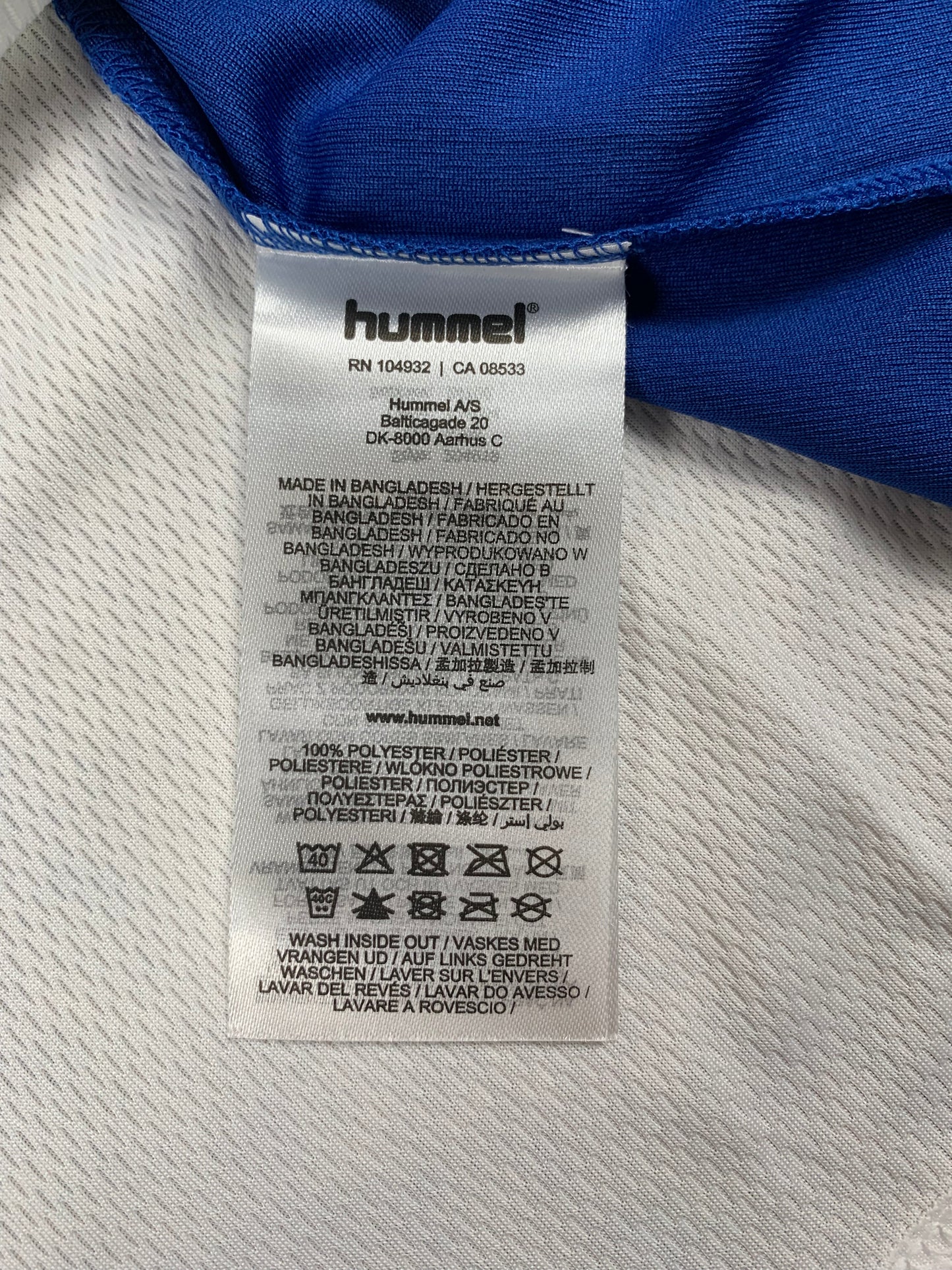 Hummel Trikot in Weiß/Blau