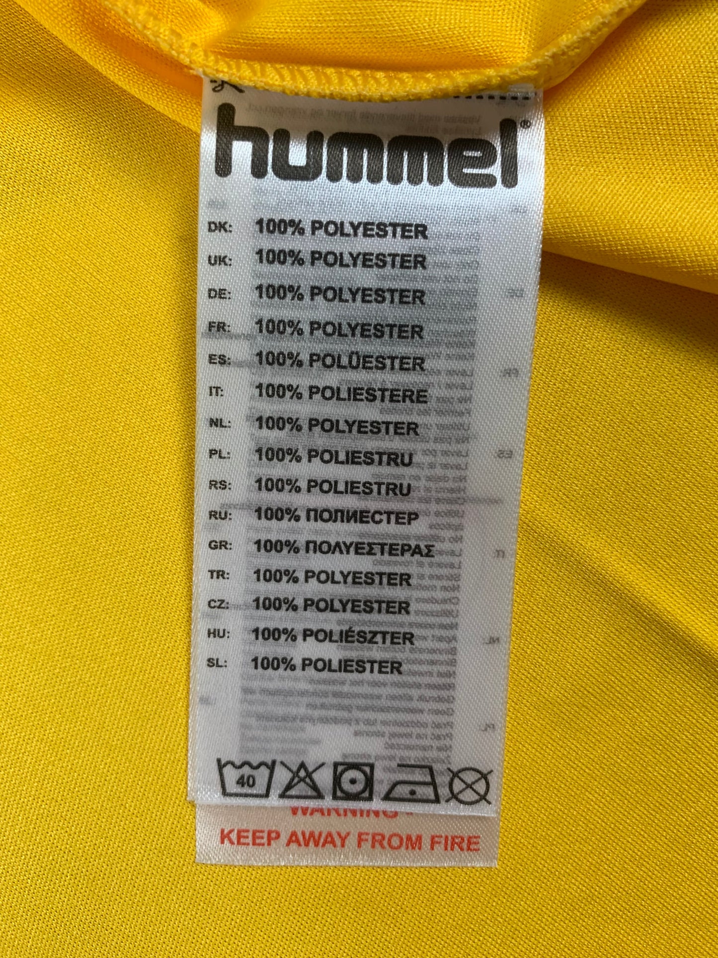 Hummel Trikot in Gelb/Blau
