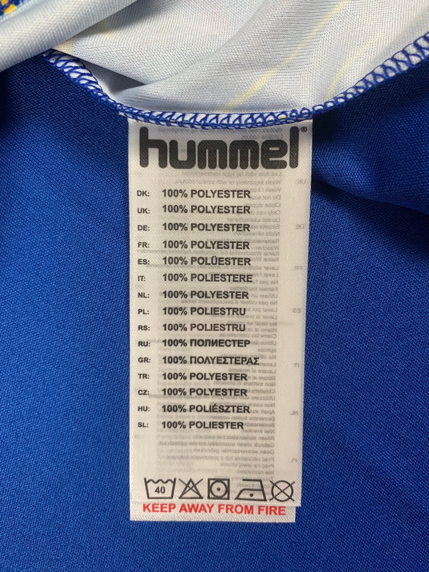 Hummel Trikot in Blau/Gelb