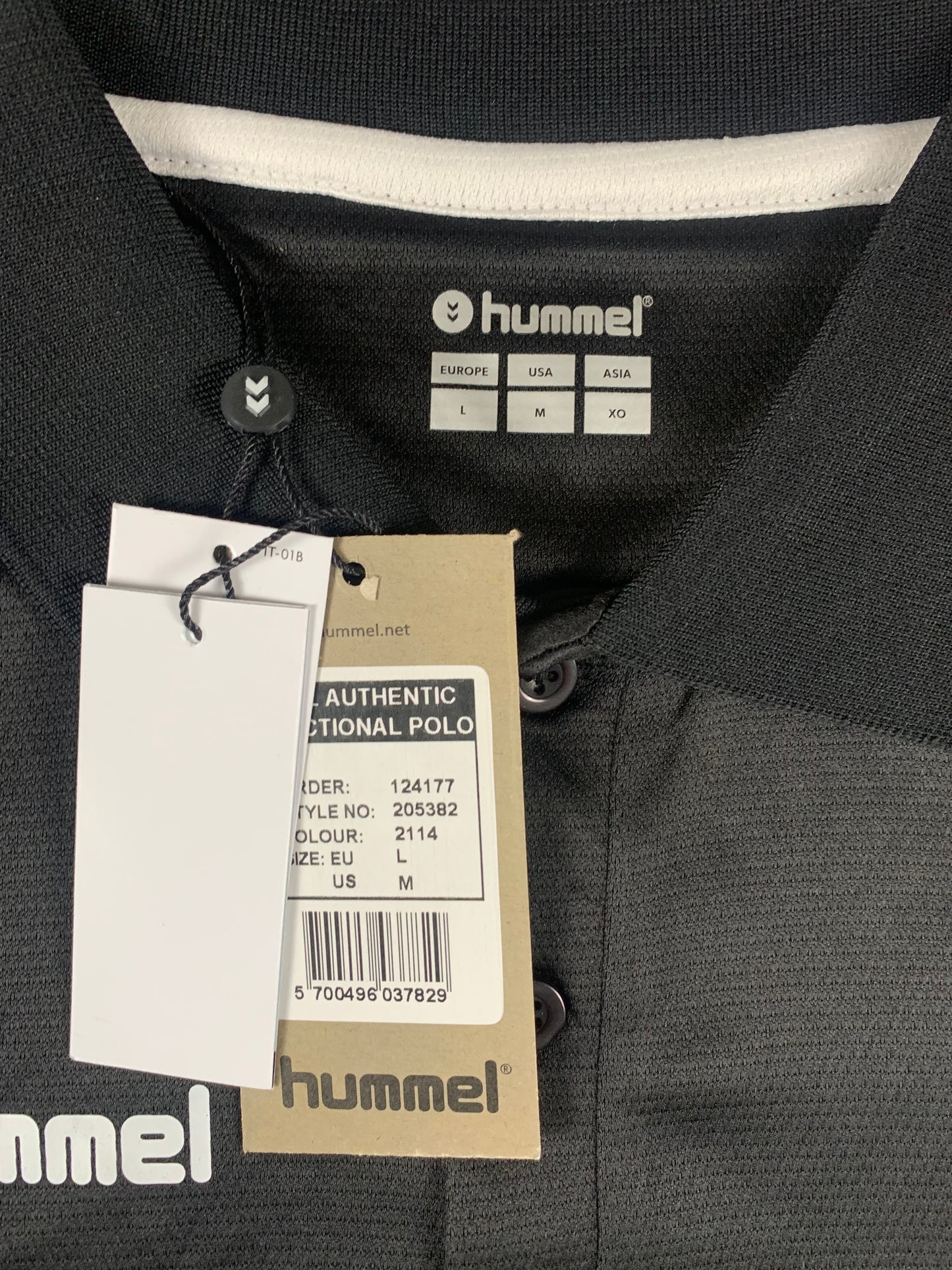 Hummel Poloshirt in Schwarz