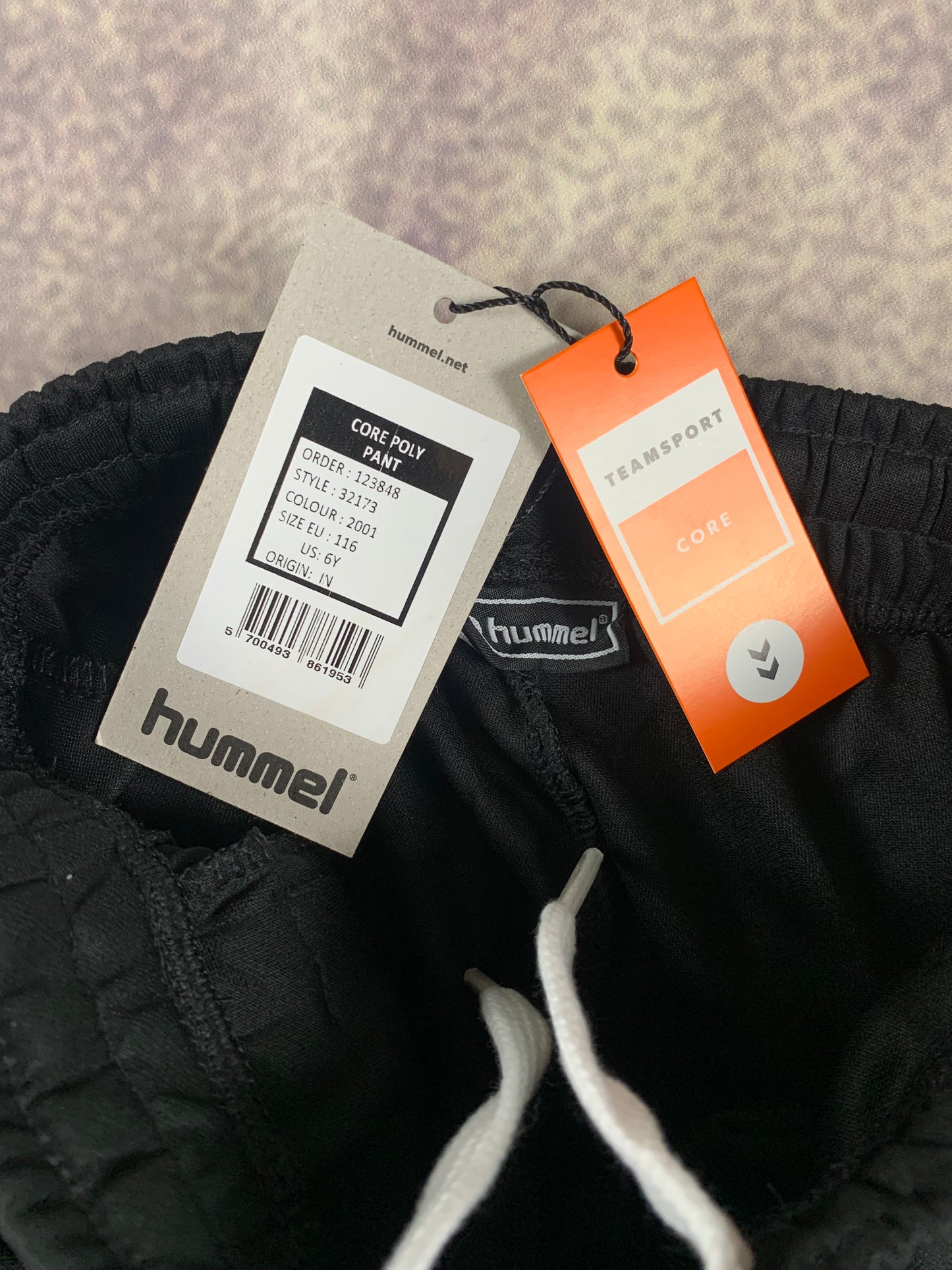 Hummel Kinder-Jogginghose in Schwarz