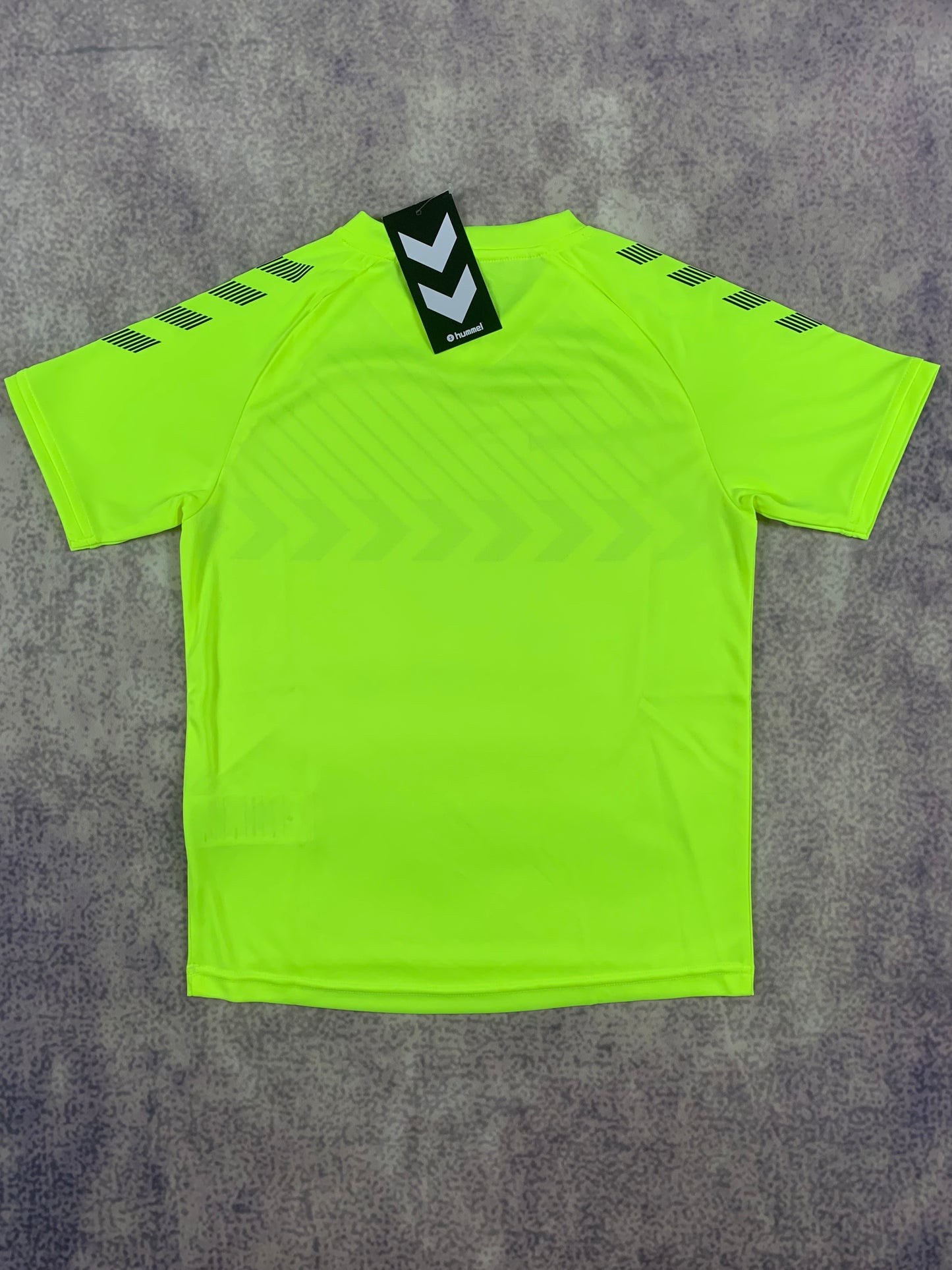 Hummel Kinder-Trikot in Neongelb/Schwarz