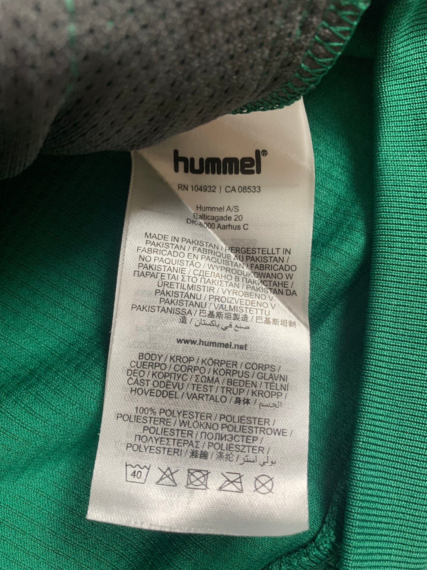 Hummel Zip Hoodie in Dunkelgrün