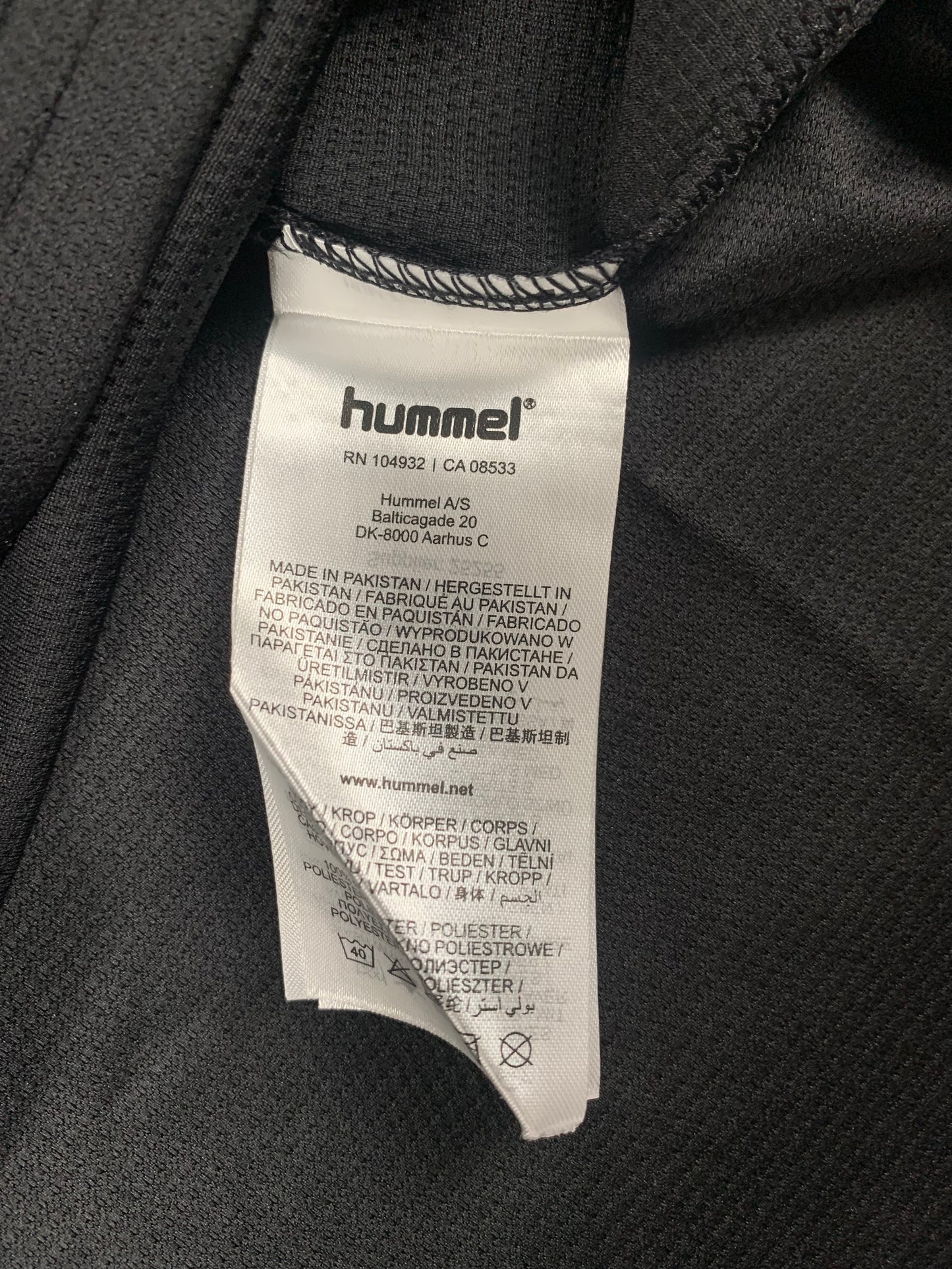 Hummel Poloshirt in Schwarz
