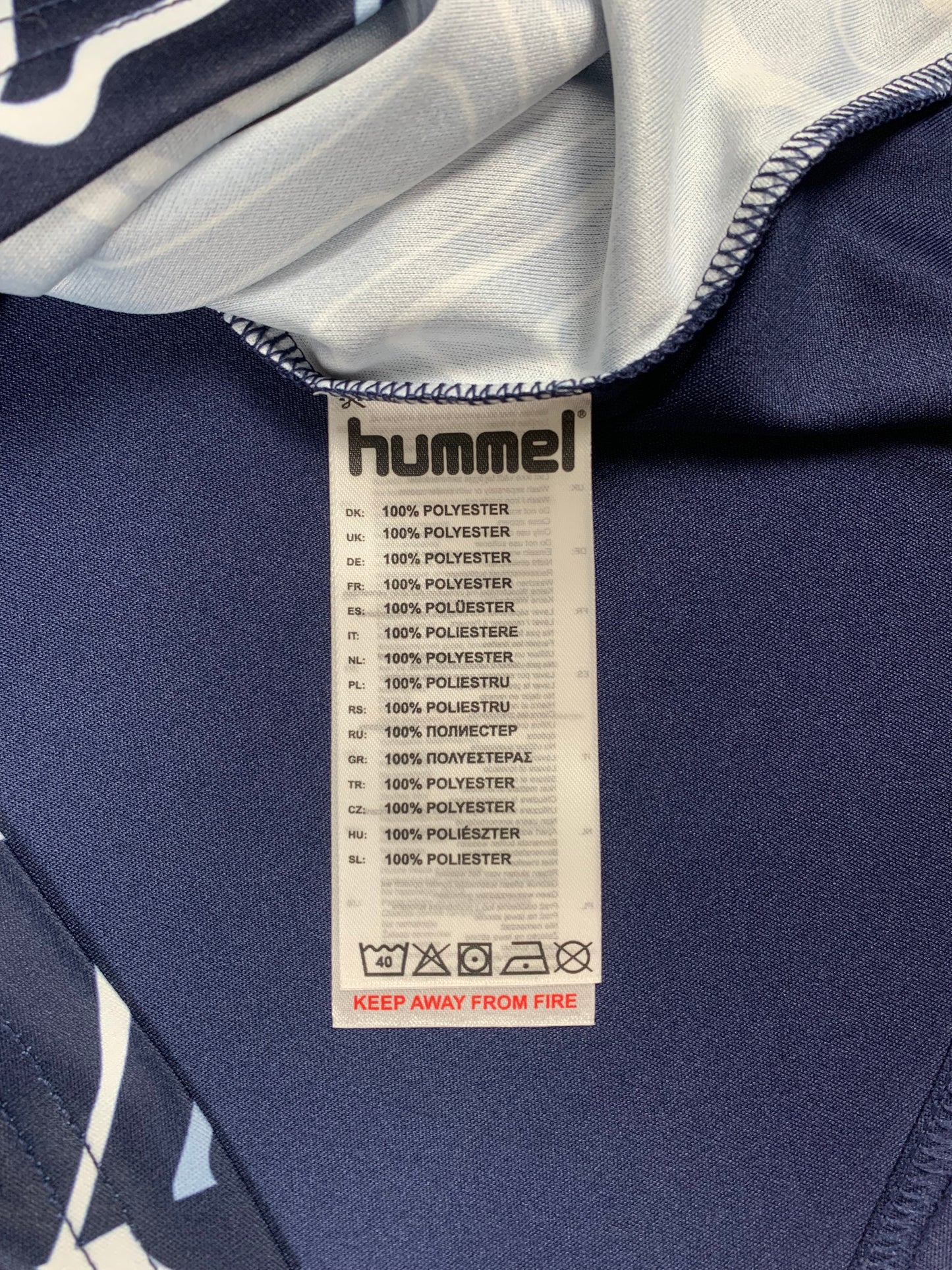 Hummel Kinder-Trikot in Dunkelblau/Weiß