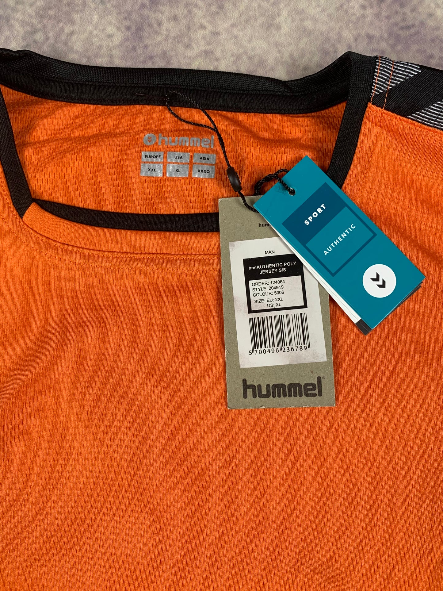 Hummel Trikot in Orange/Schwarz