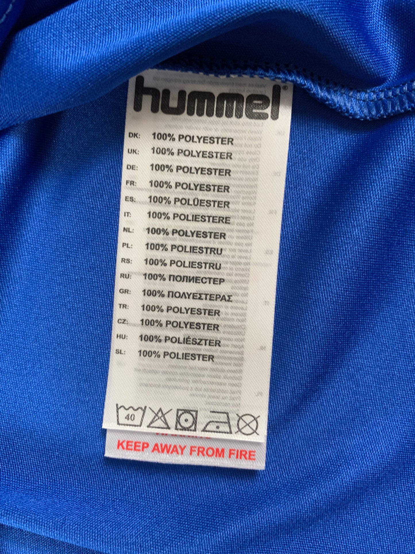 Hummel Trikot in Blau/Dunkelblau