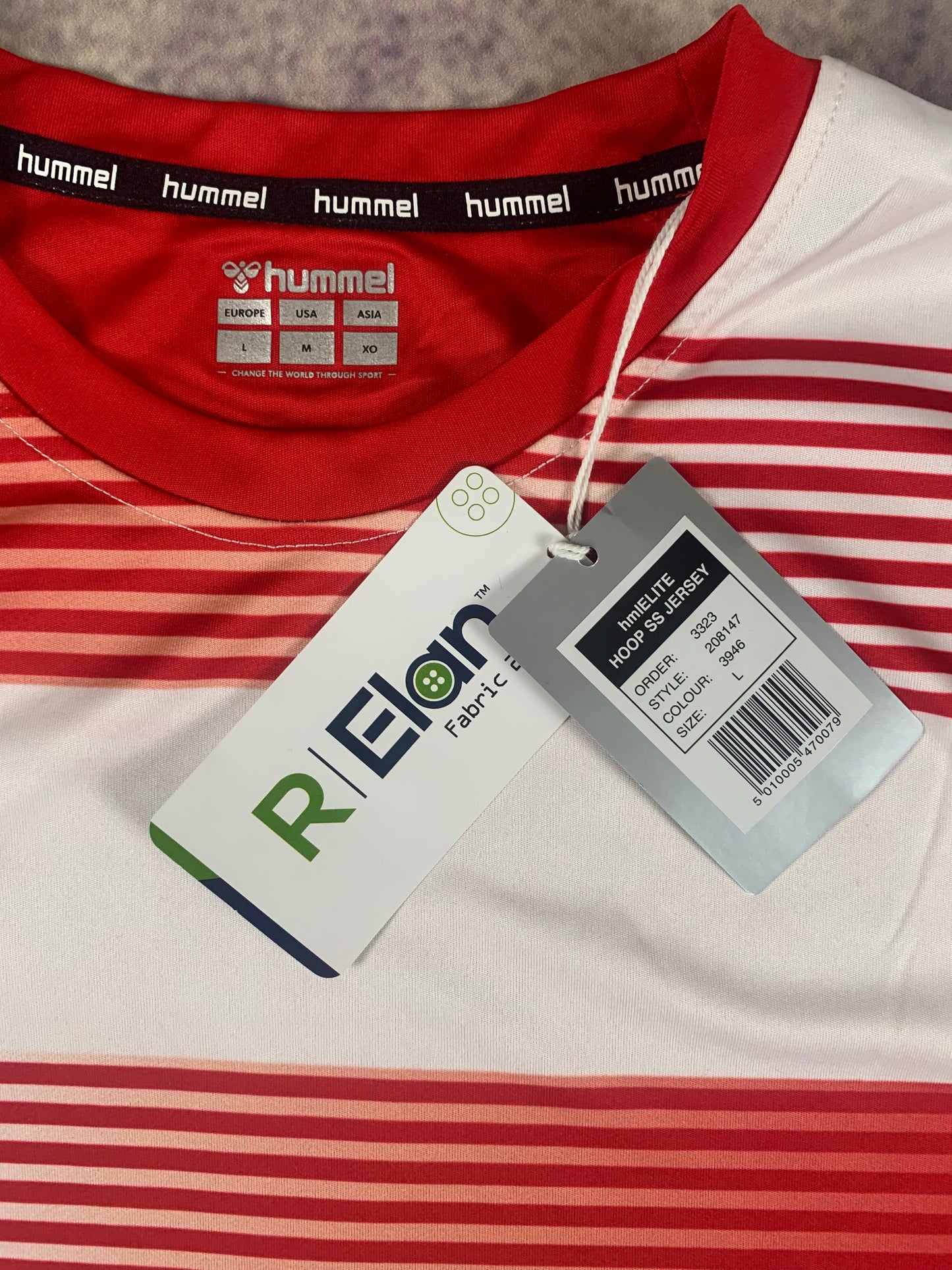 Hummel Trikot in Rot/Weiß