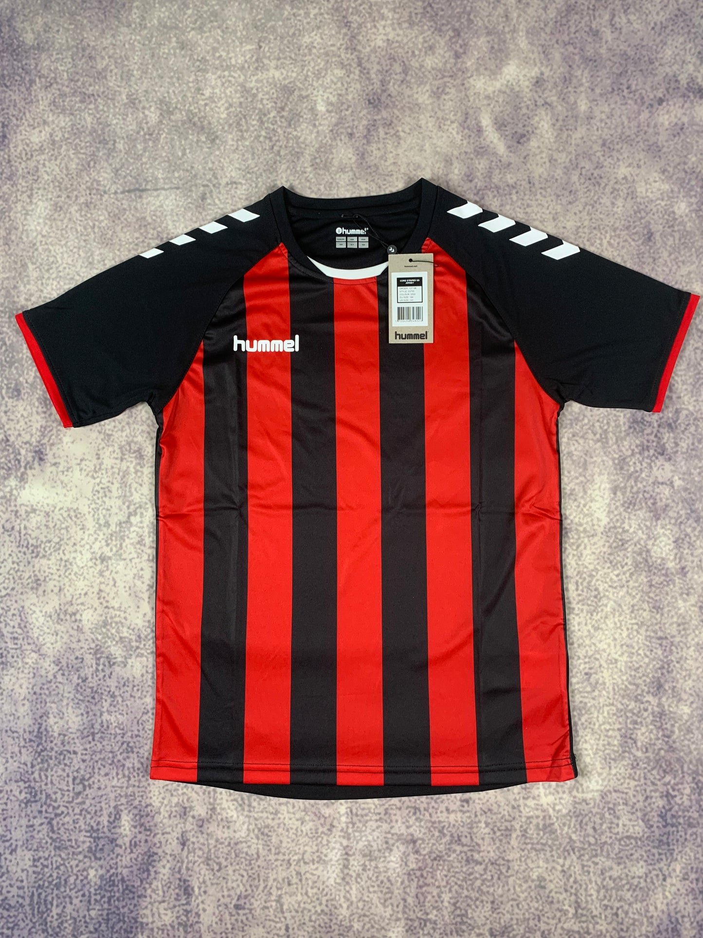 Hummel Kinder-Trikot in Schwarz/Rot