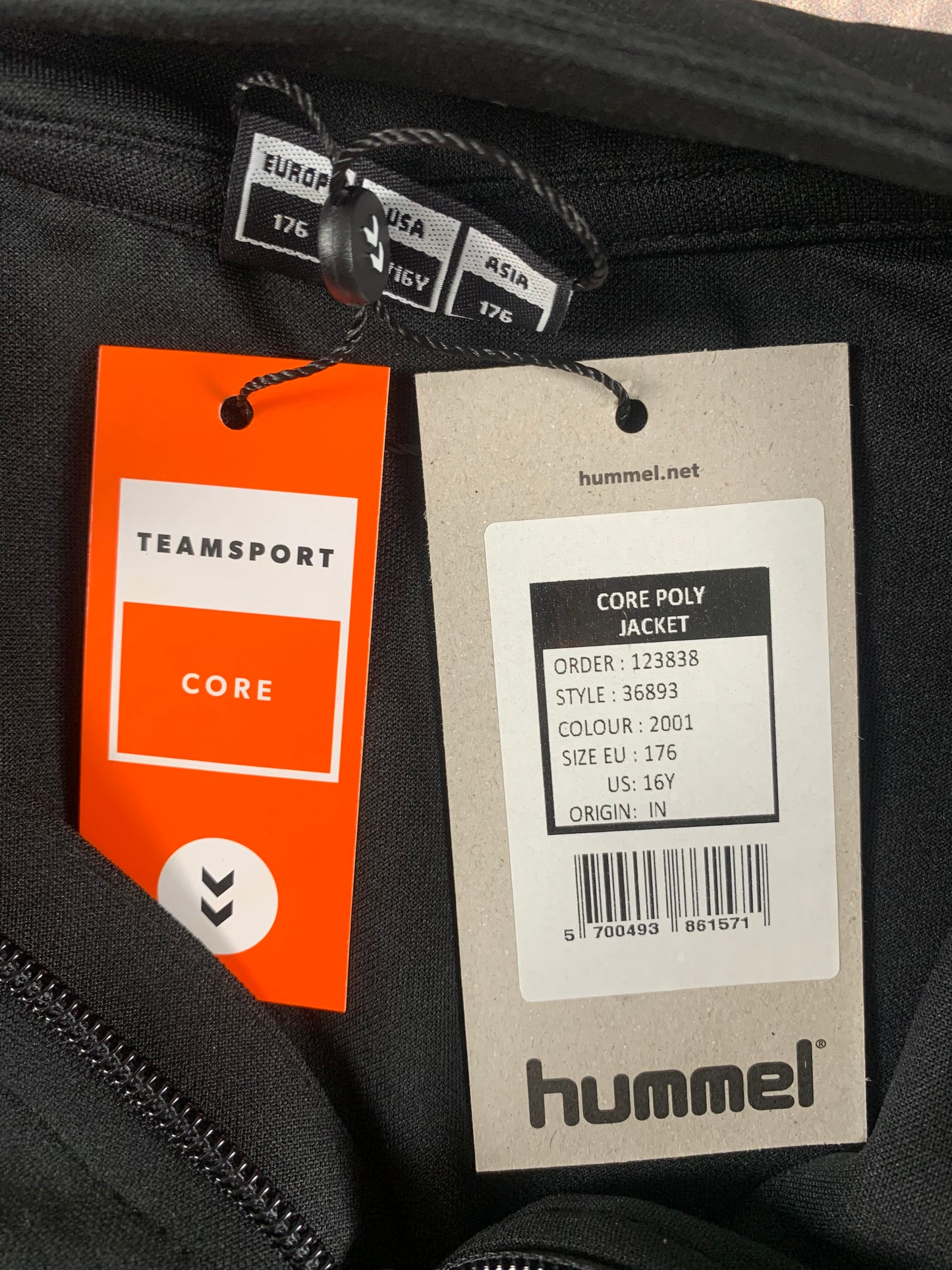 Hummel Kinder-Jacke in Schwarz