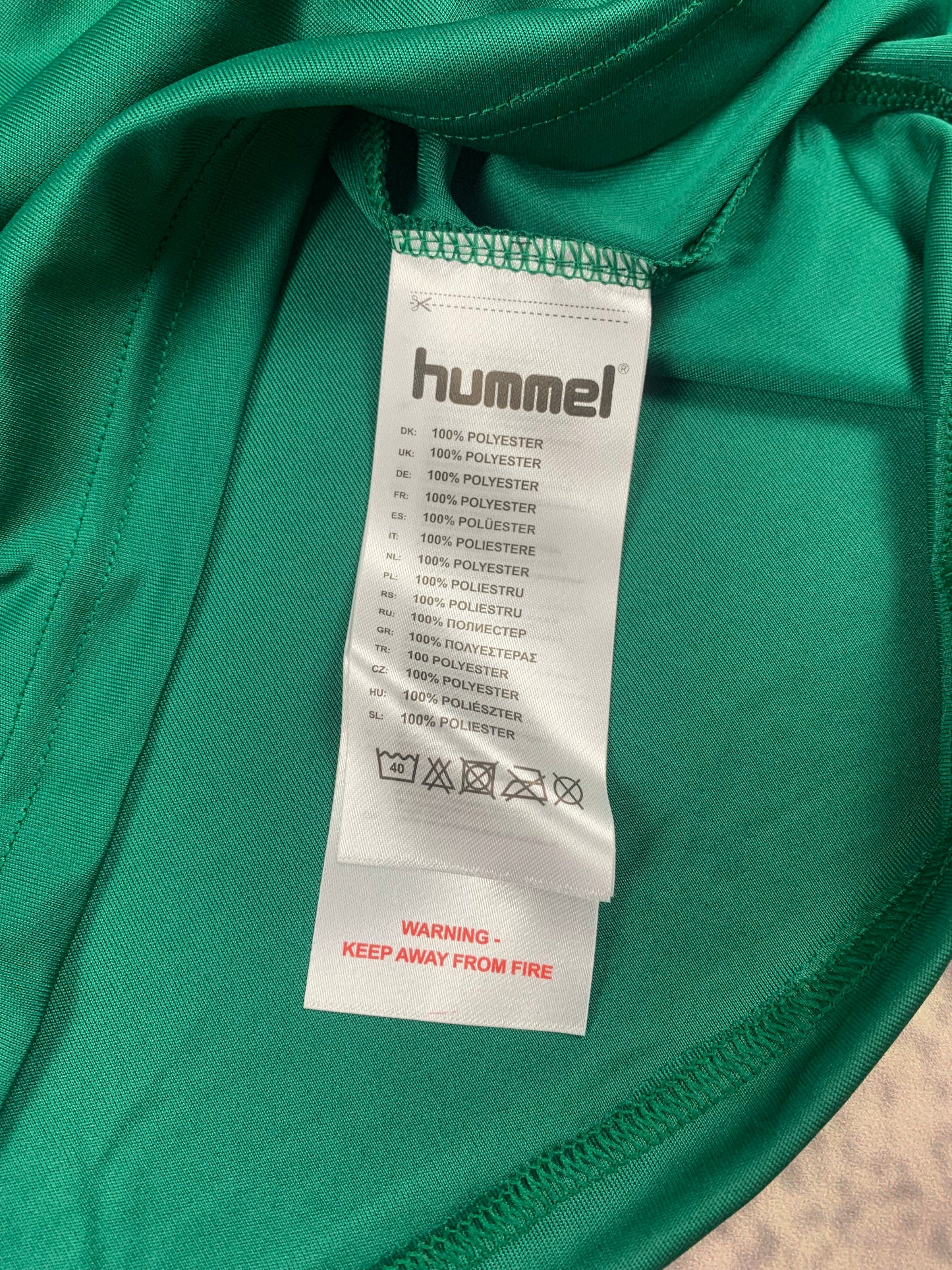 Hummel Kinder-Trikot in Dunkelgrün/Weiß