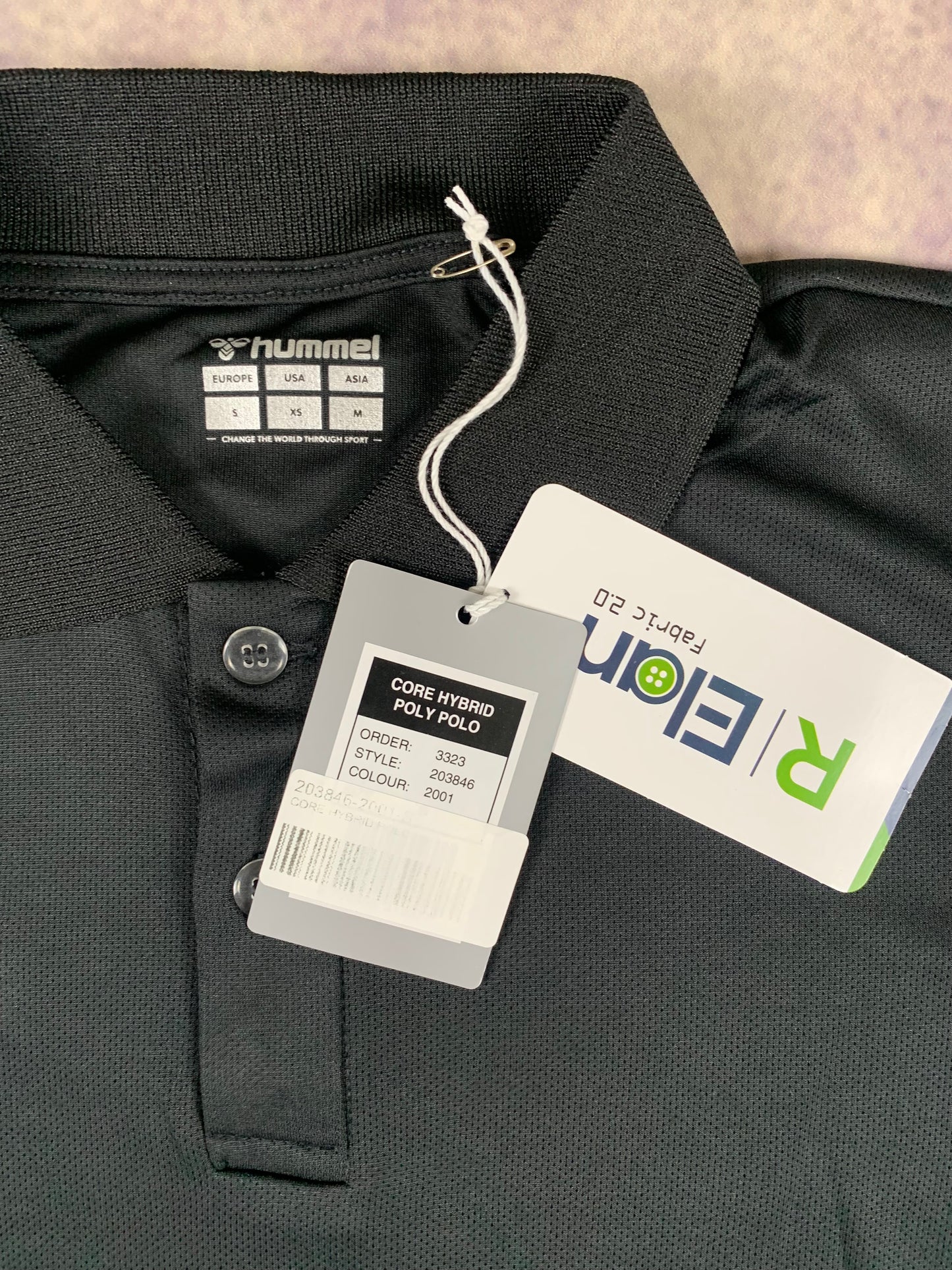 Hummel Poloshirt in Schwarz