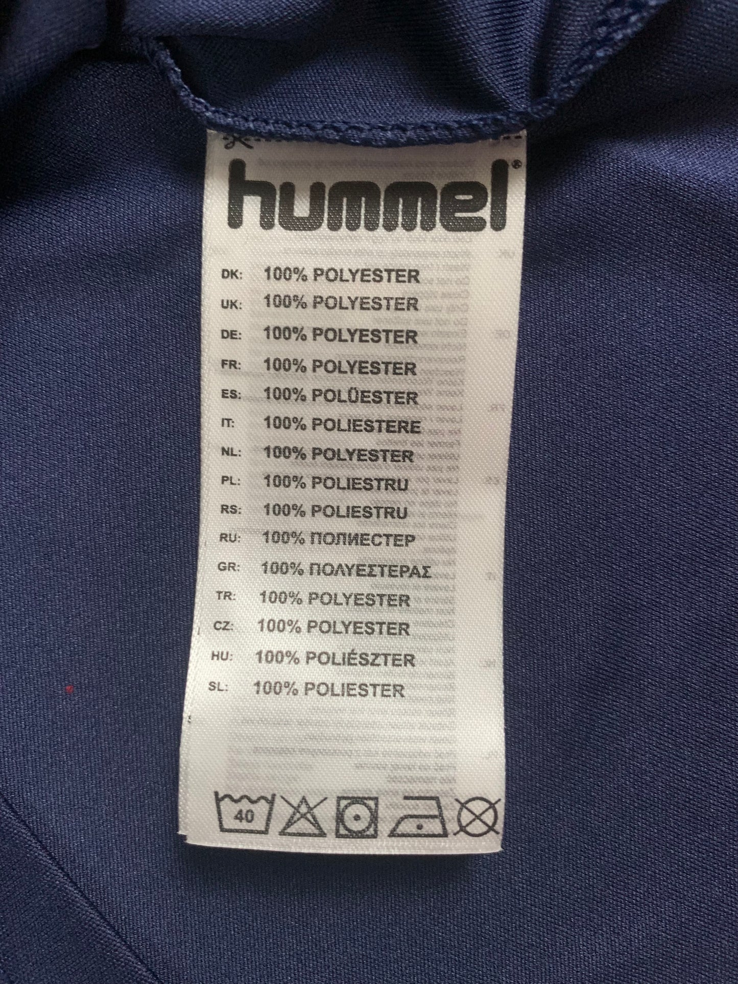 Hummel Kinder-Trikot in Dunkelblau/Rot