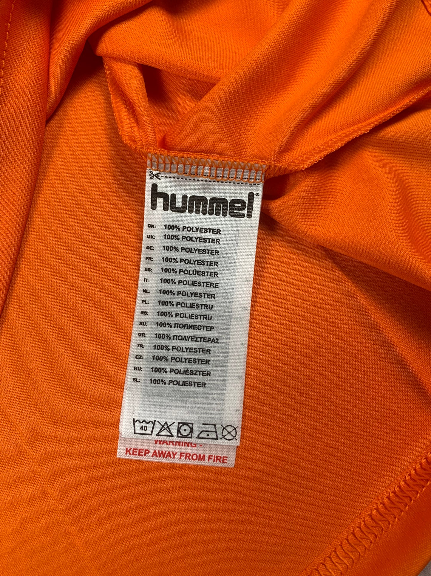 Hummel Trikot in Orange/Schwarz
