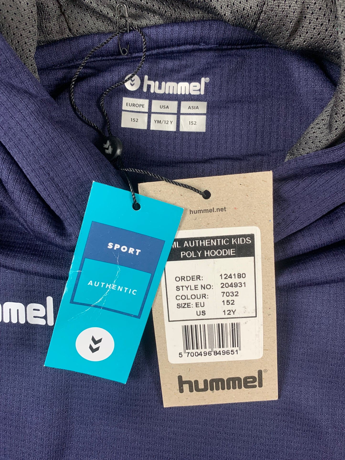 Hummel Kinder-Hoodie in Dunkelblau
