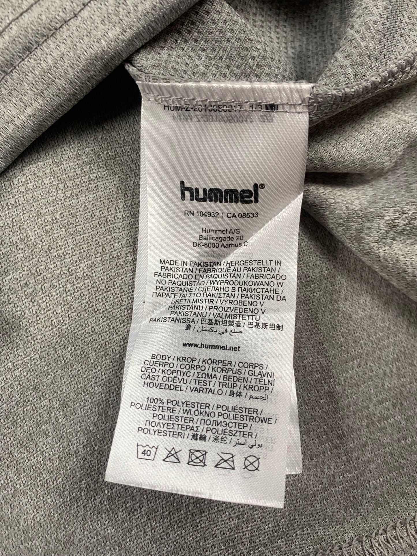 Hummel Poloshirt in Grau