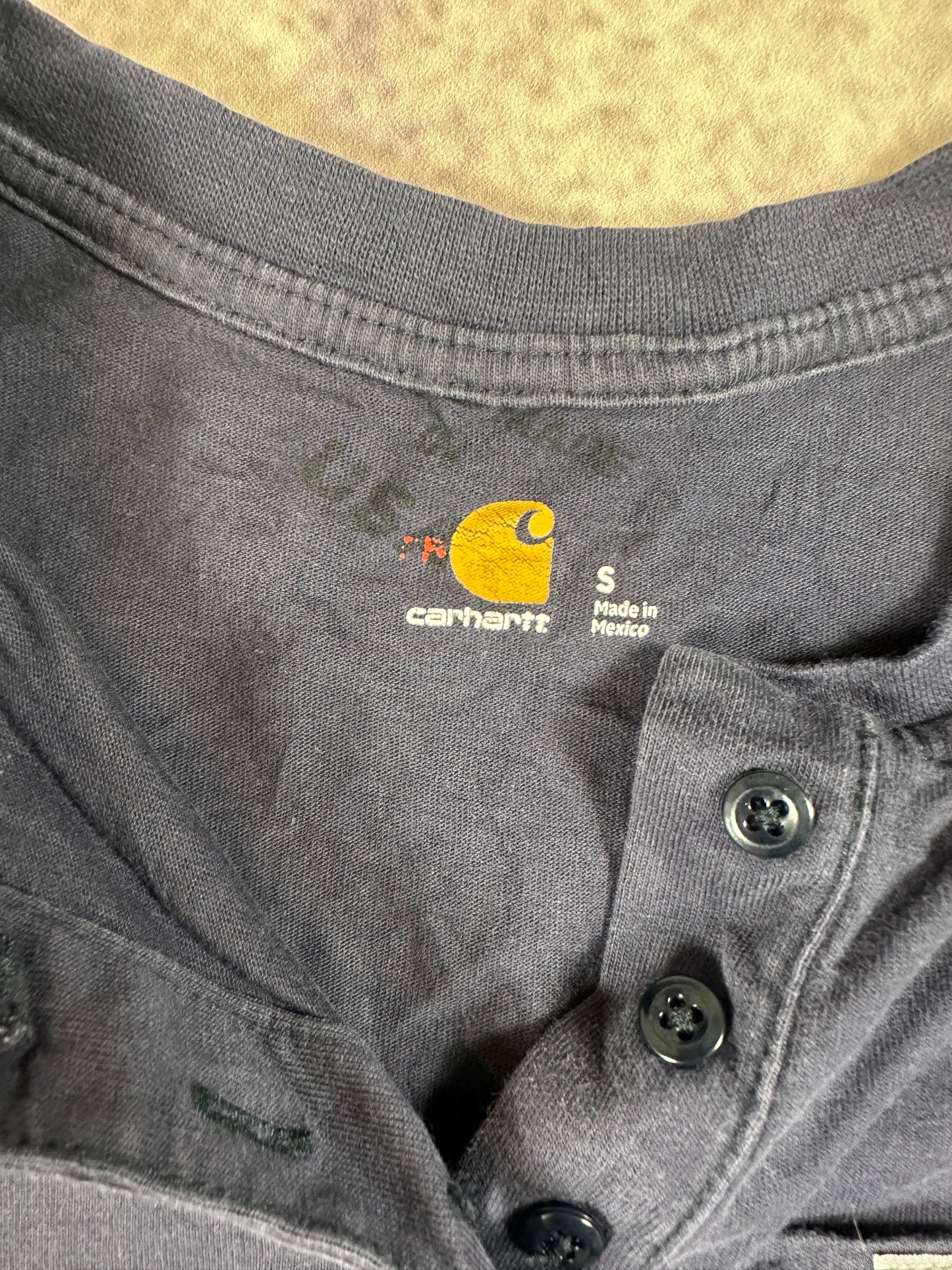 Carhartt Henley Shirt Dunkelblau S