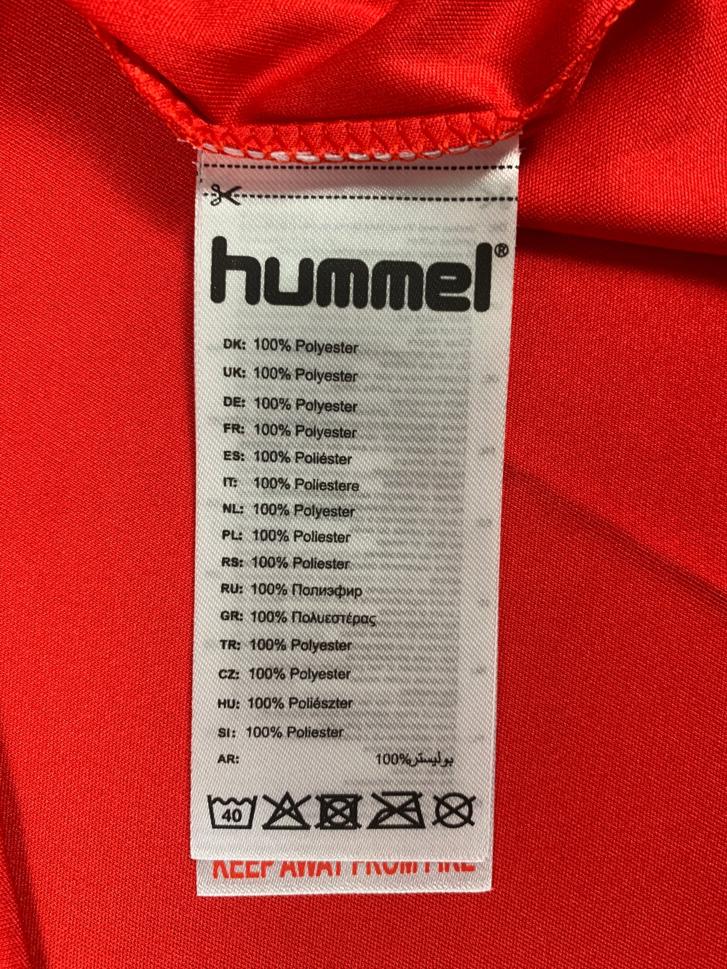 Hummel Trikot in Rot/Weiß