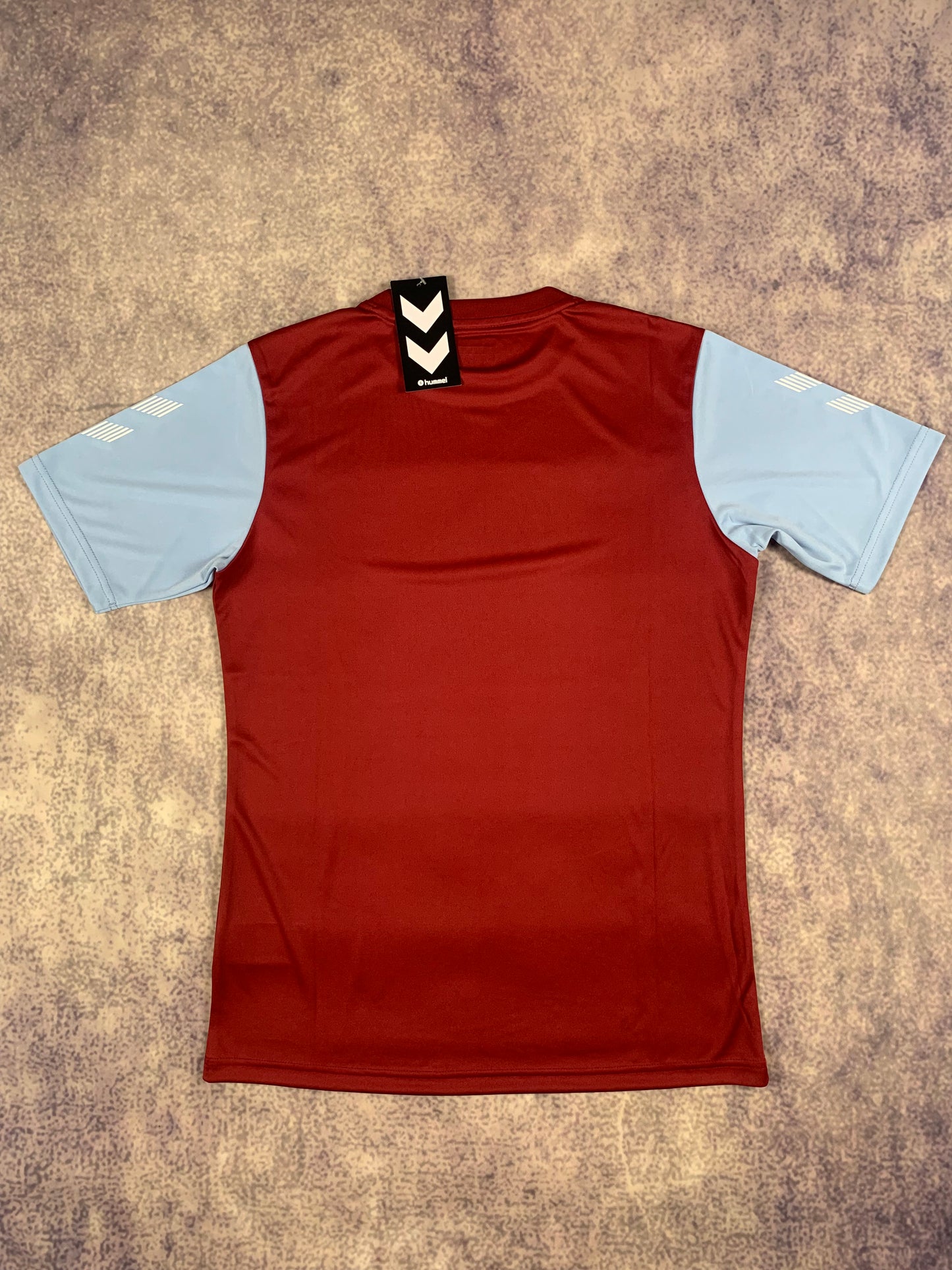 Hummel Trikot in Dunkelrot/Hellblau